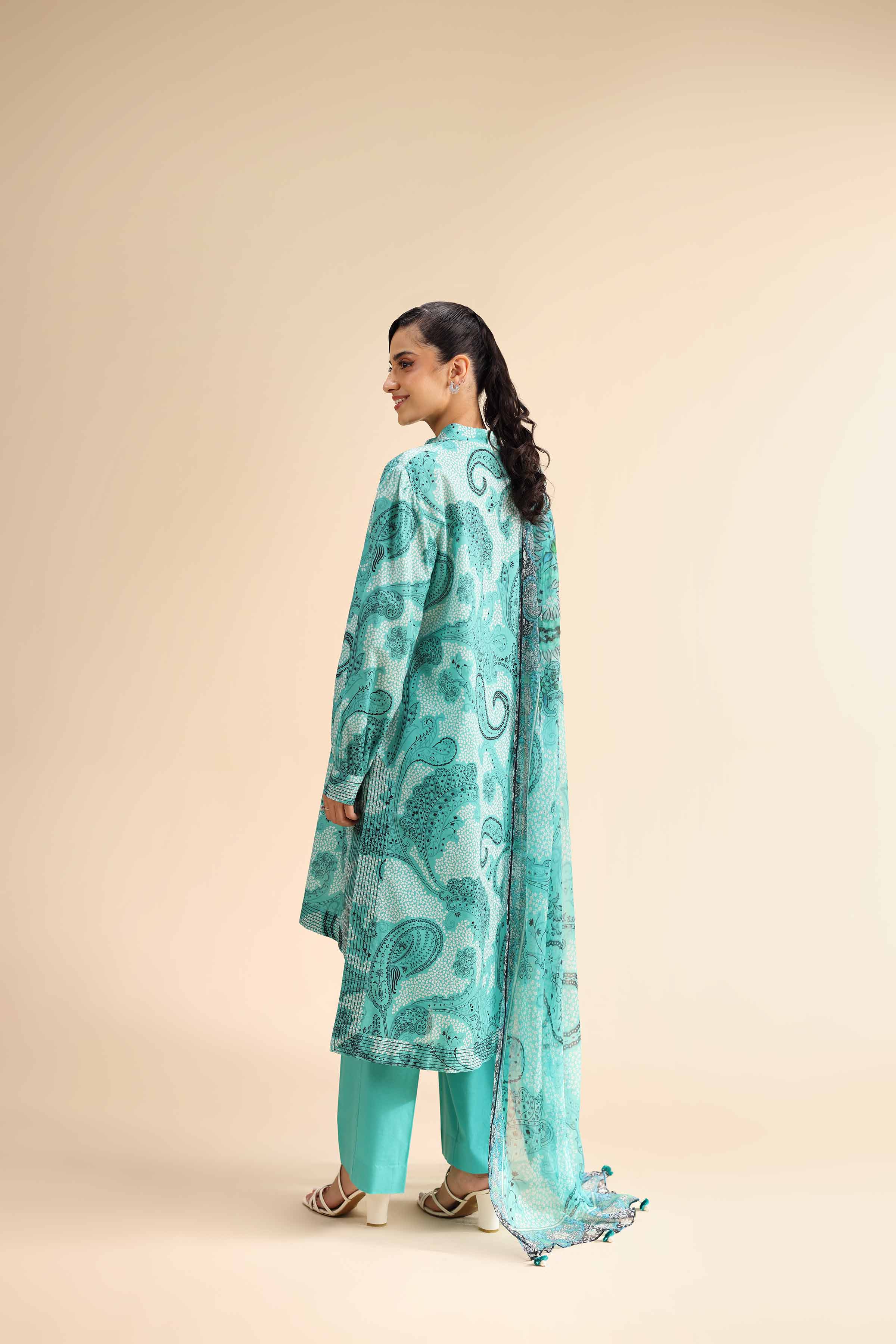 2 Piece - Printed Suit - 42501037 for Women - Unstitched Collection | Nishat | Shop Online