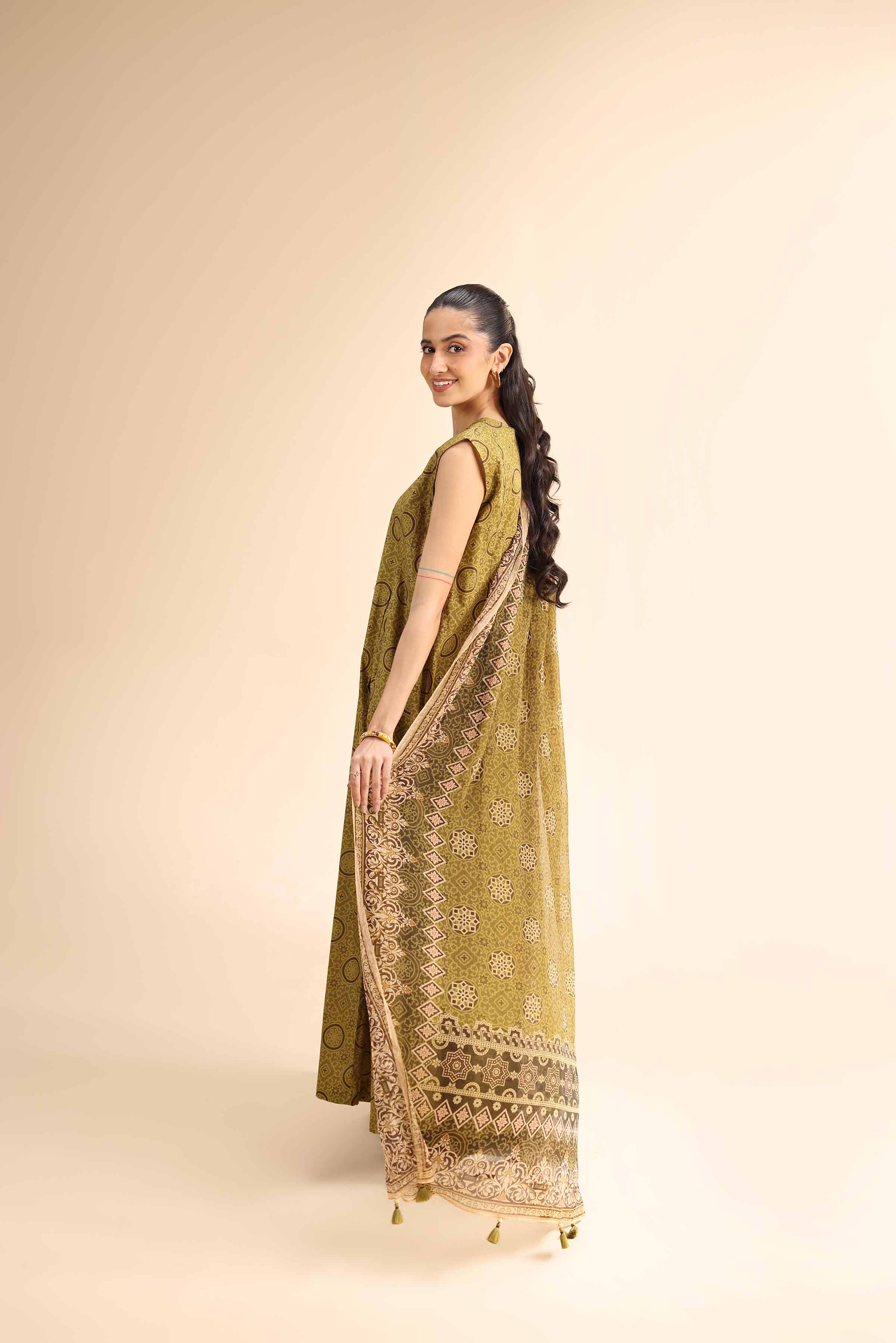 2 Piece - Printed Suit - 42501039 for Women - Unstitched Collection | Nishat | Shop Online