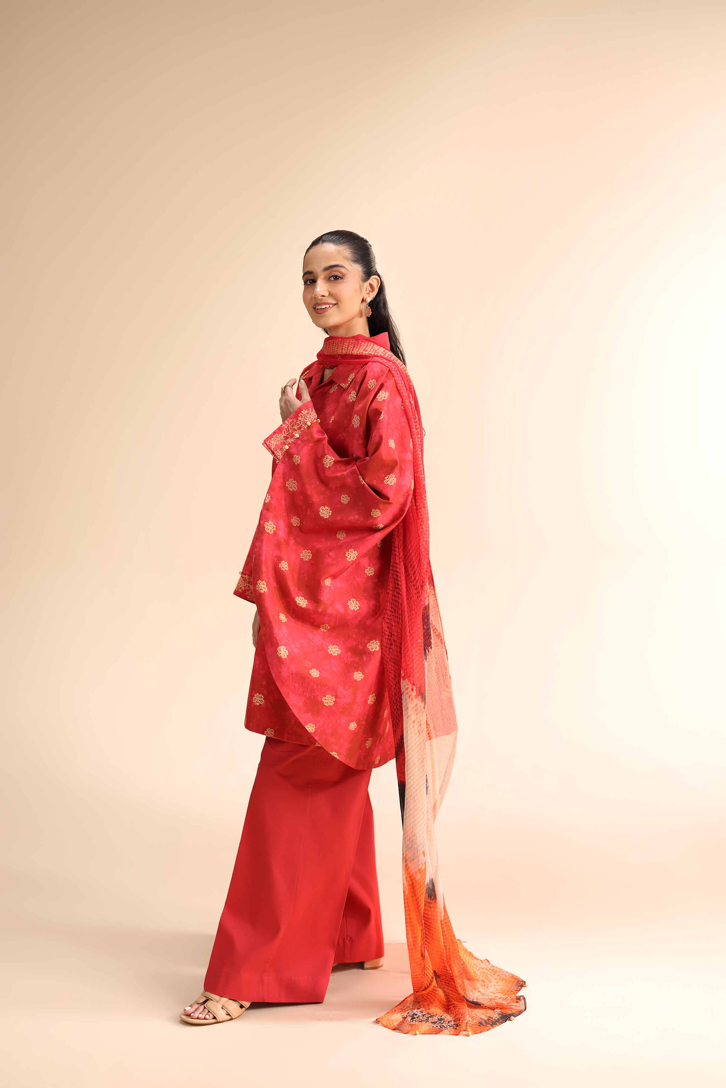 2 Piece - Printed Suit - 42501040 for Women - Unstitched Collection | Nishat | Shop Online