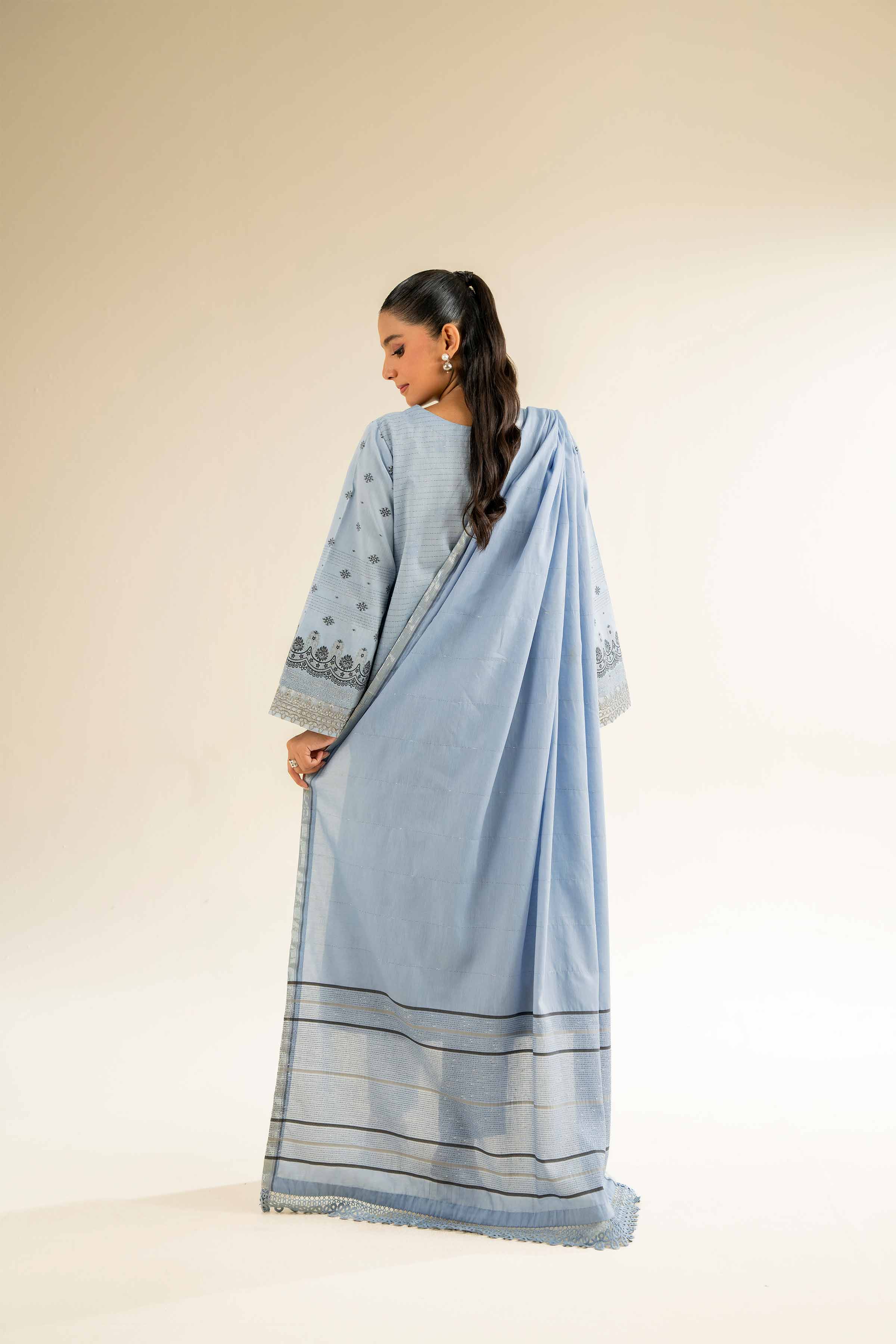 3 Piece - Jacquard Embroidered Suit - 42501043 for Women - Unstitched Collection | Nishat | Shop Online