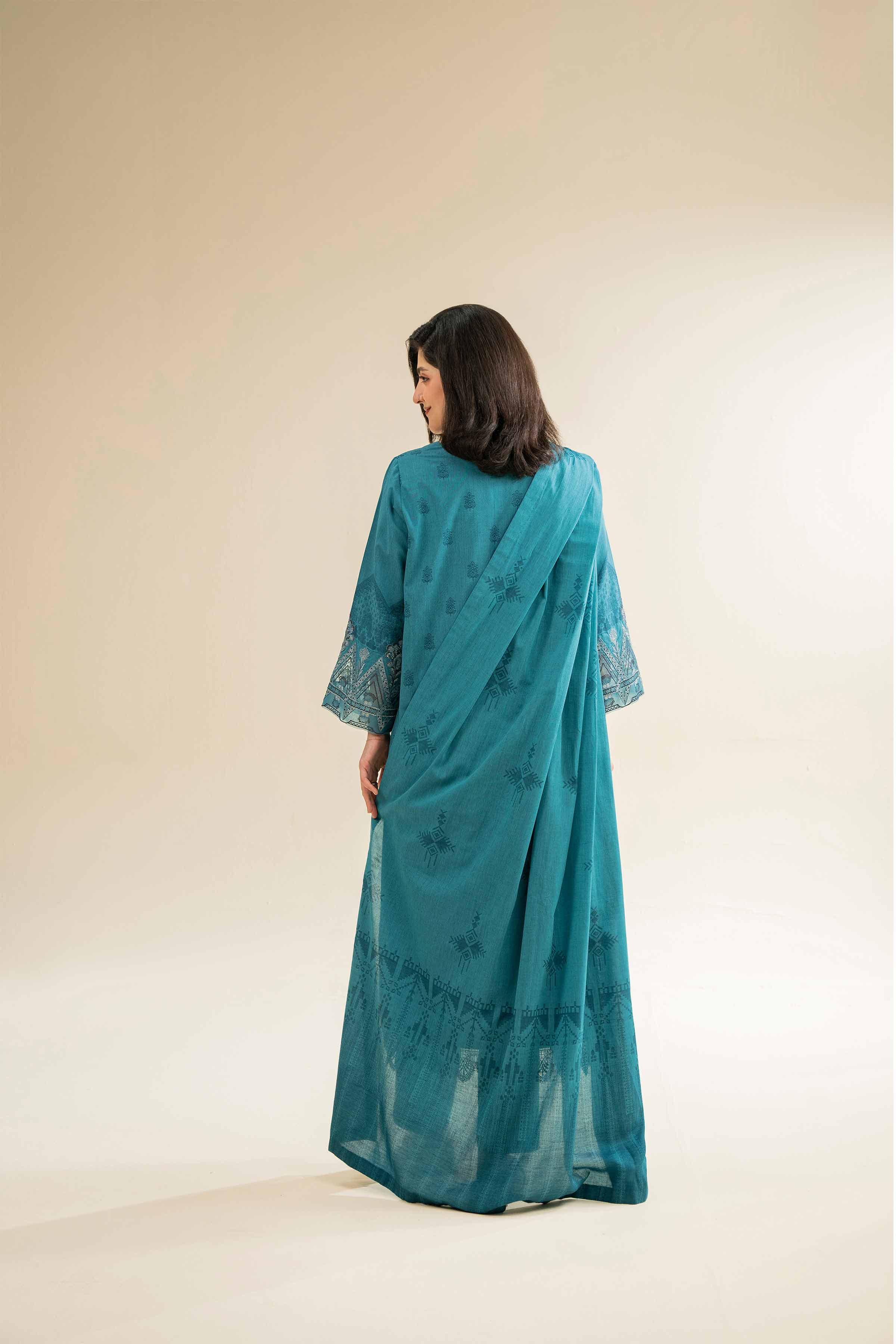 3 Piece - Jacquard Embroidered Suit - 42501044 for Women - Unstitched Collection | Nishat | Shop Online