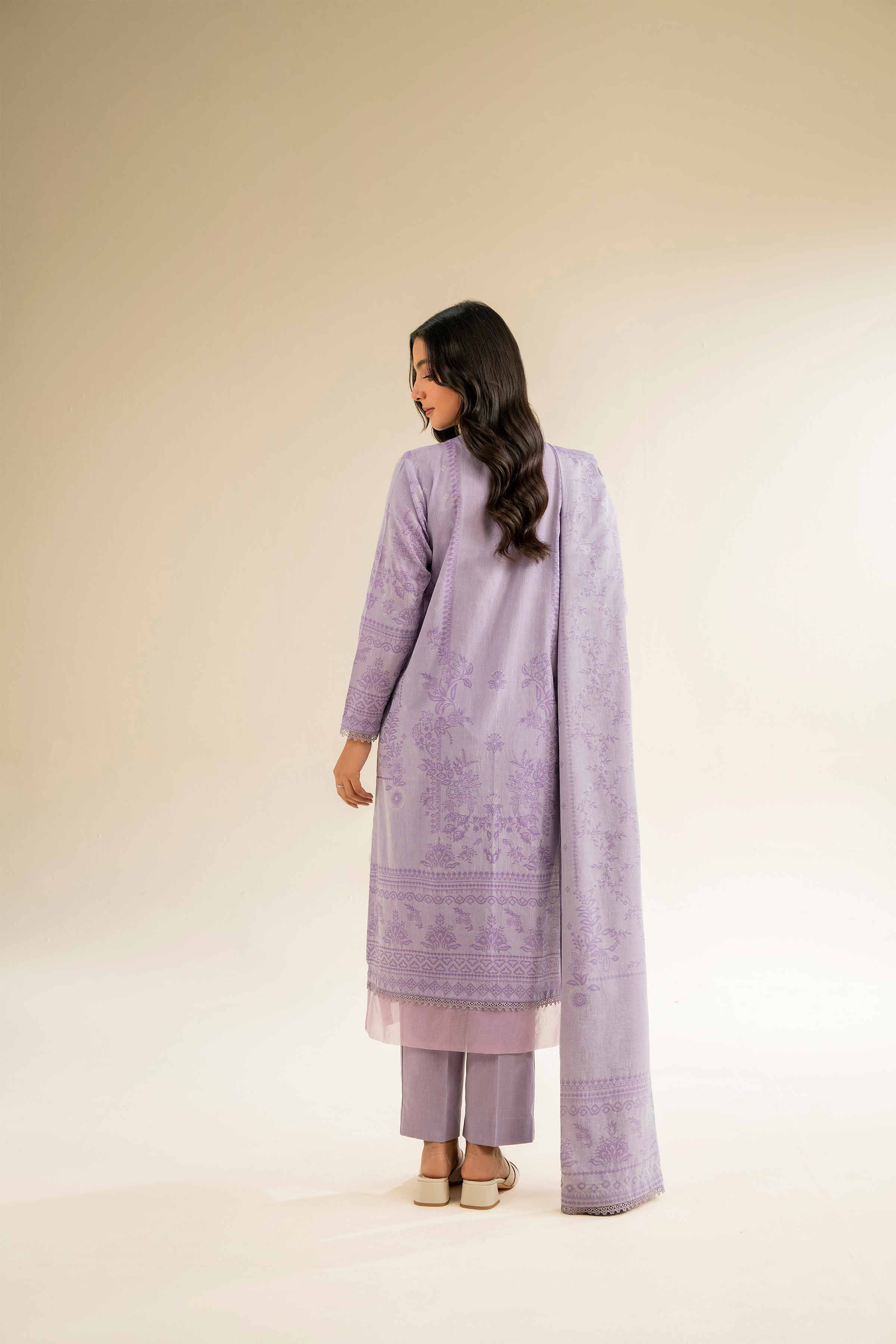 3 Piece - Jacquard Embroidered Suit - 42501045 for Women - Unstitched Collection | Nishat | Shop Online