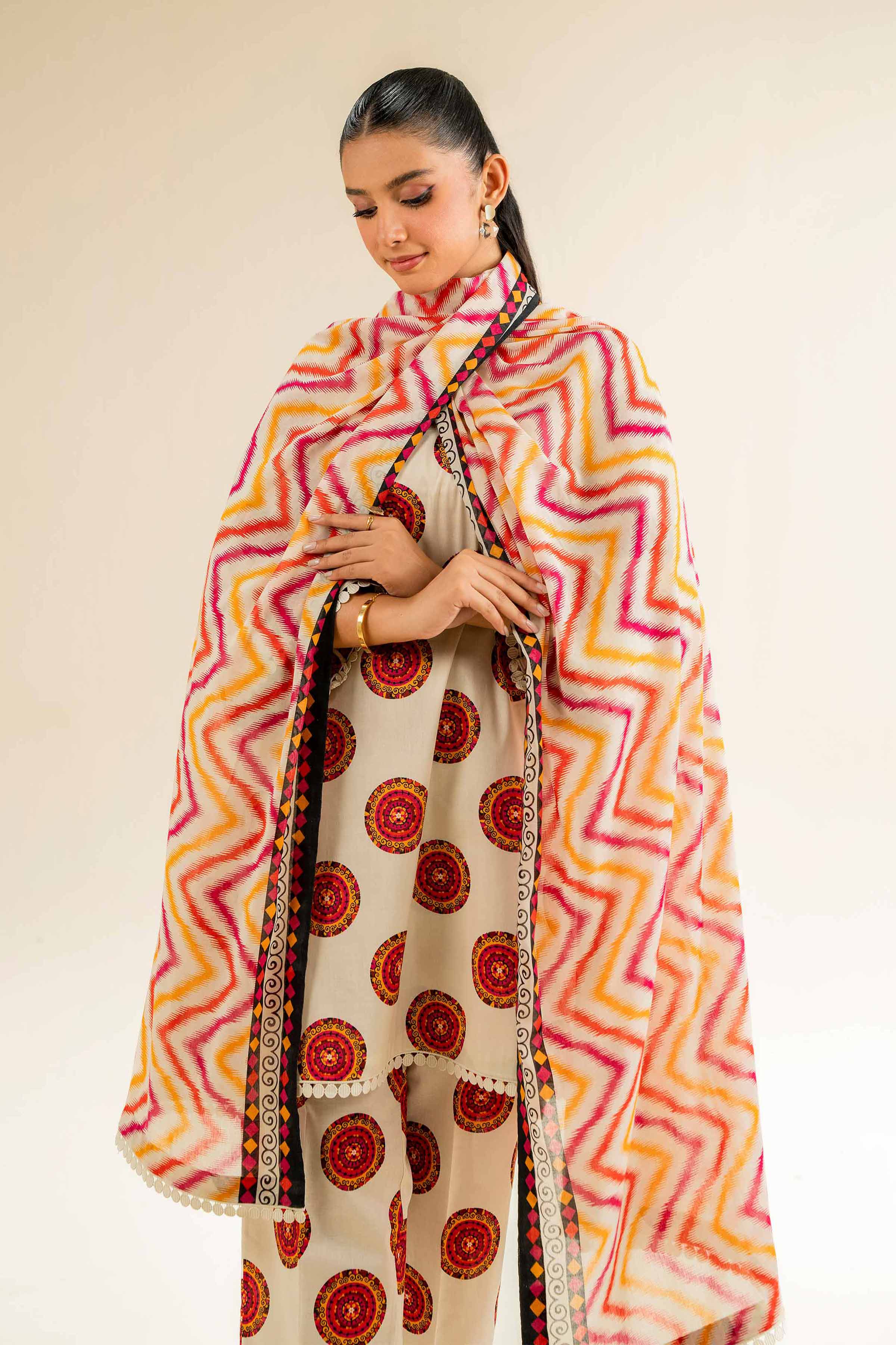 3 Piece - Printed Suit - 42501062 for Women - Unstitched Collection | Nishat | Shop Online