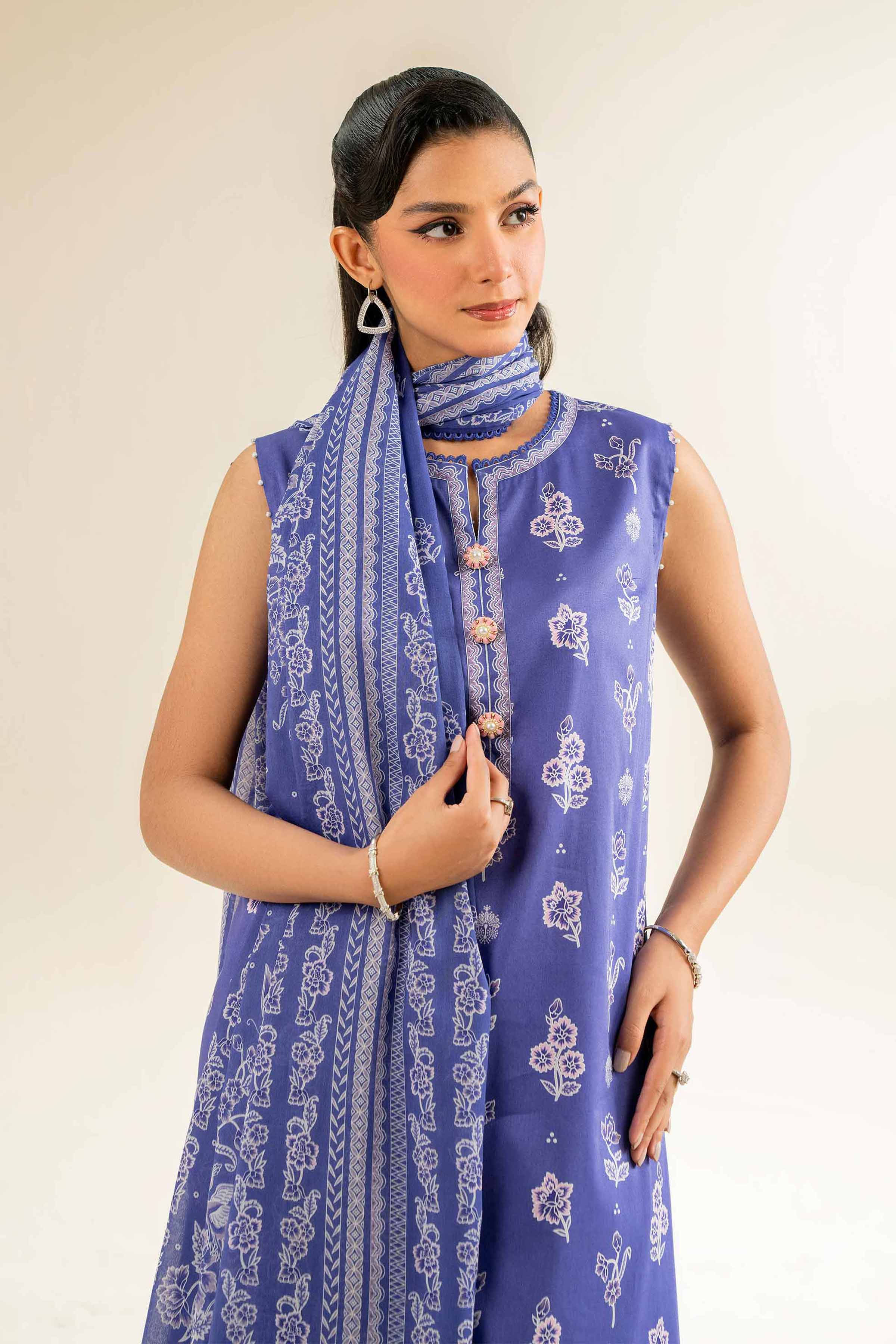3 Piece - Printed Suit - 42501066 for Women - Unstitched Collection | Nishat | Shop Online