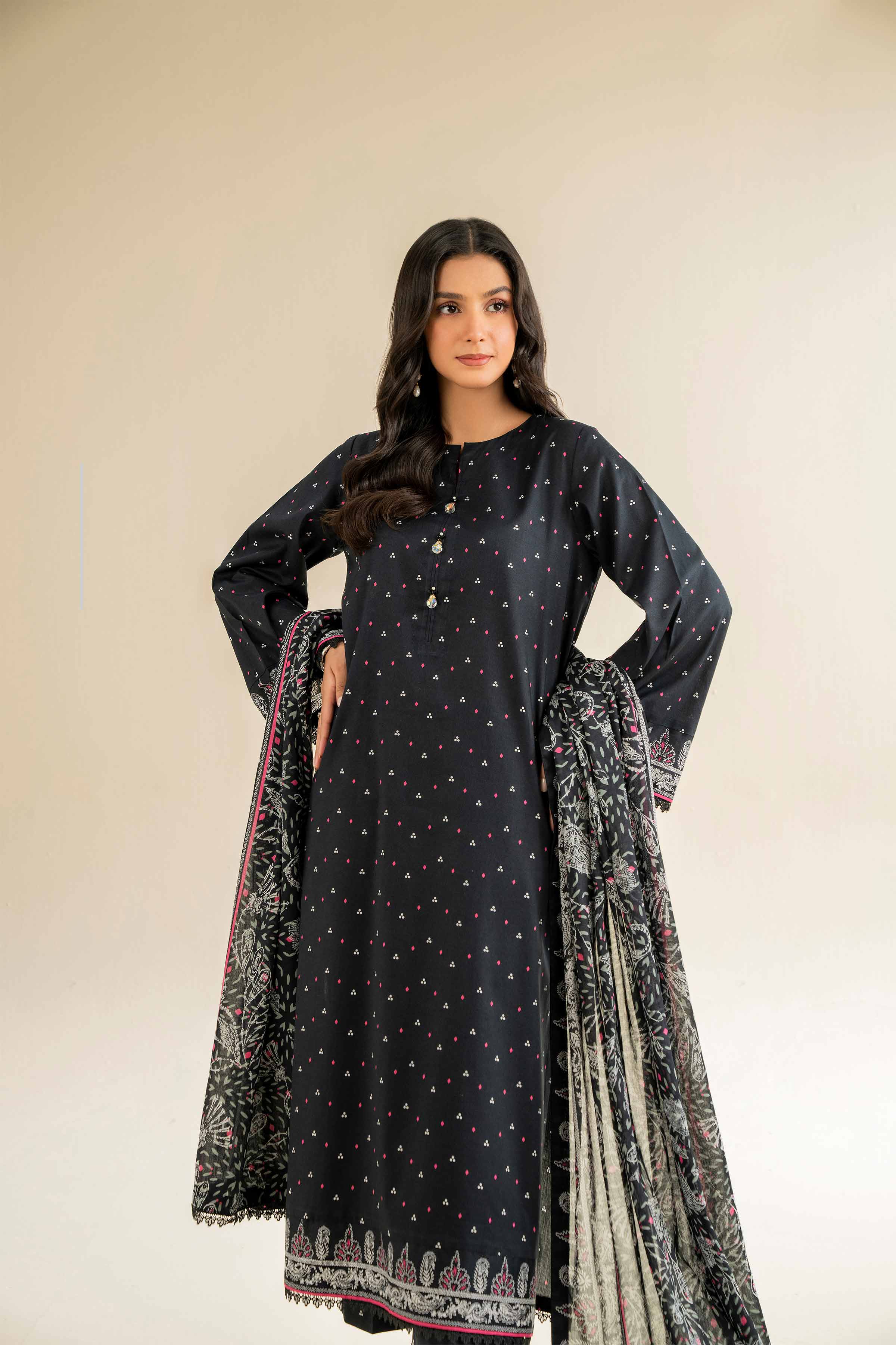 3 Piece - Printed Suit - 42501067 for Women - Unstitched Collection | Nishat | Shop Online