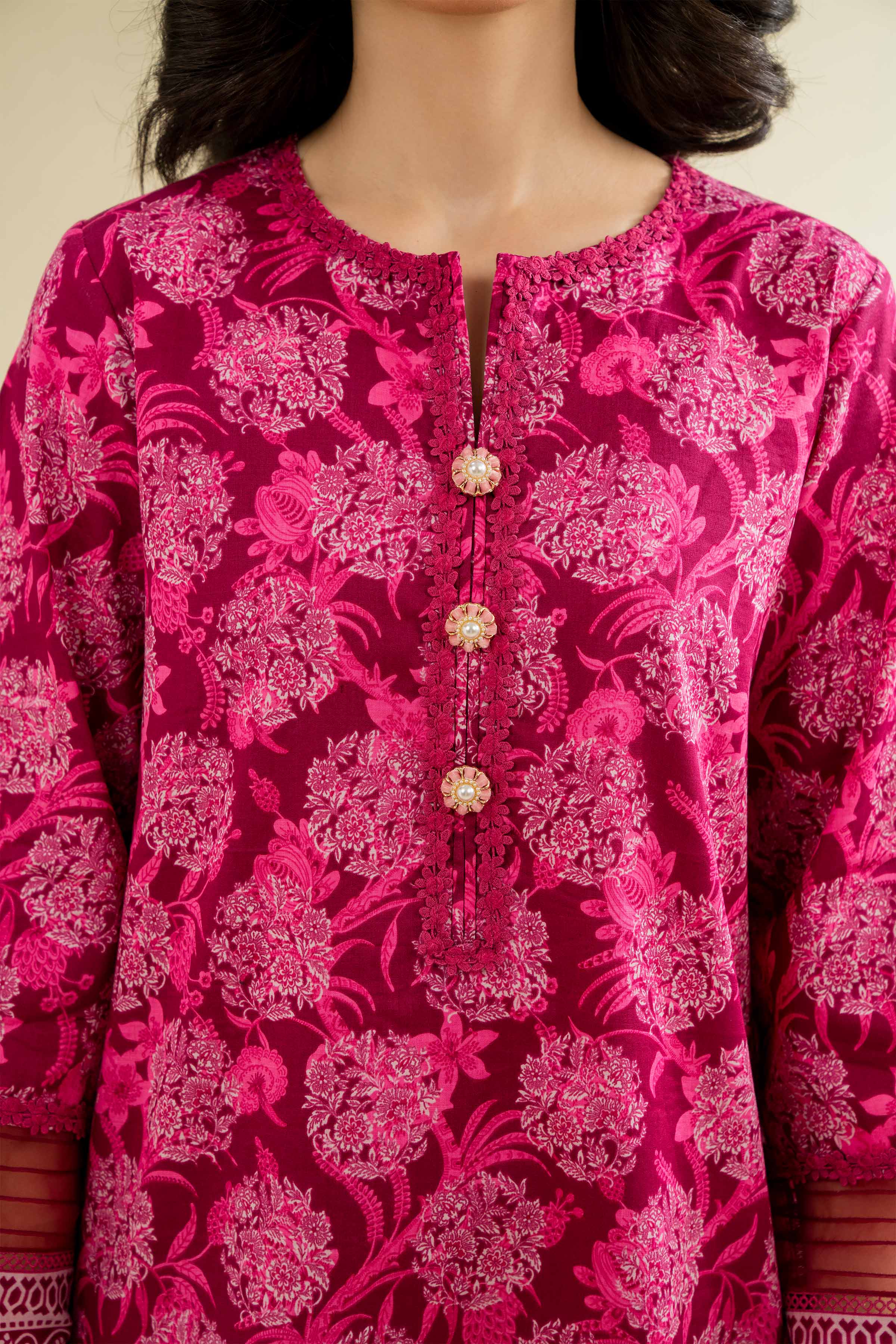 3 Piece - Printed Suit - 42501070 for Women - Unstitched Collection | Nishat | Shop Online