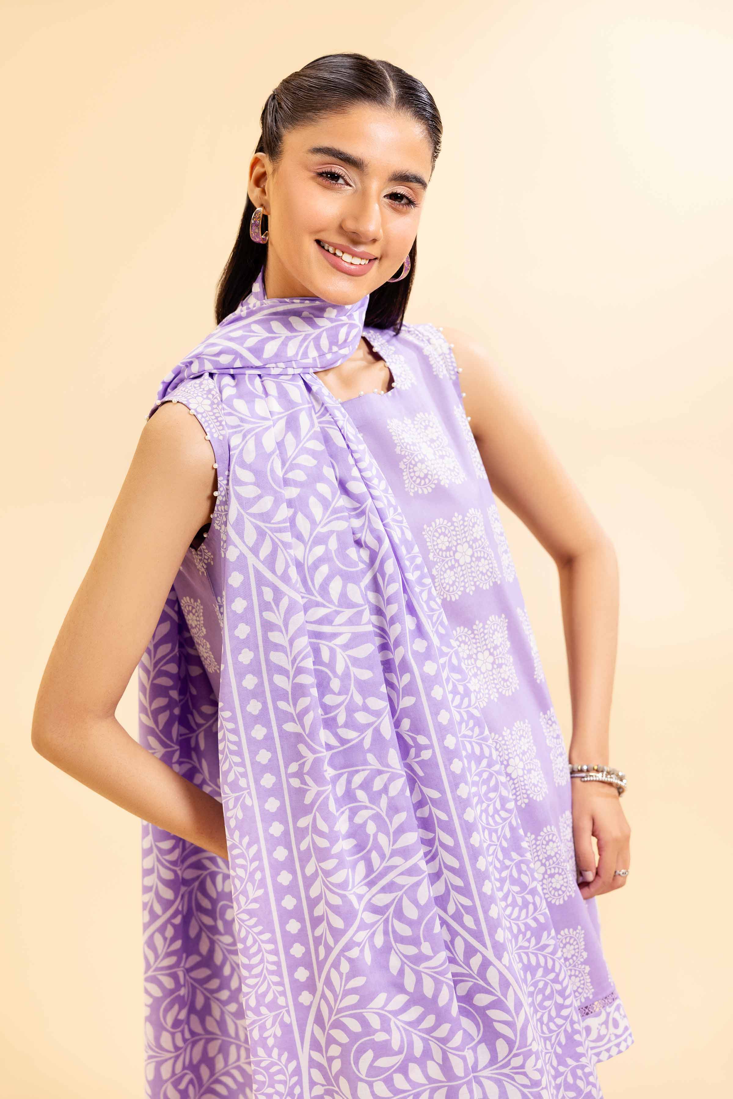 3 Piece - Printed Suit - 42501078 for Women - Unstitched Collection | Nishat | Shop Online