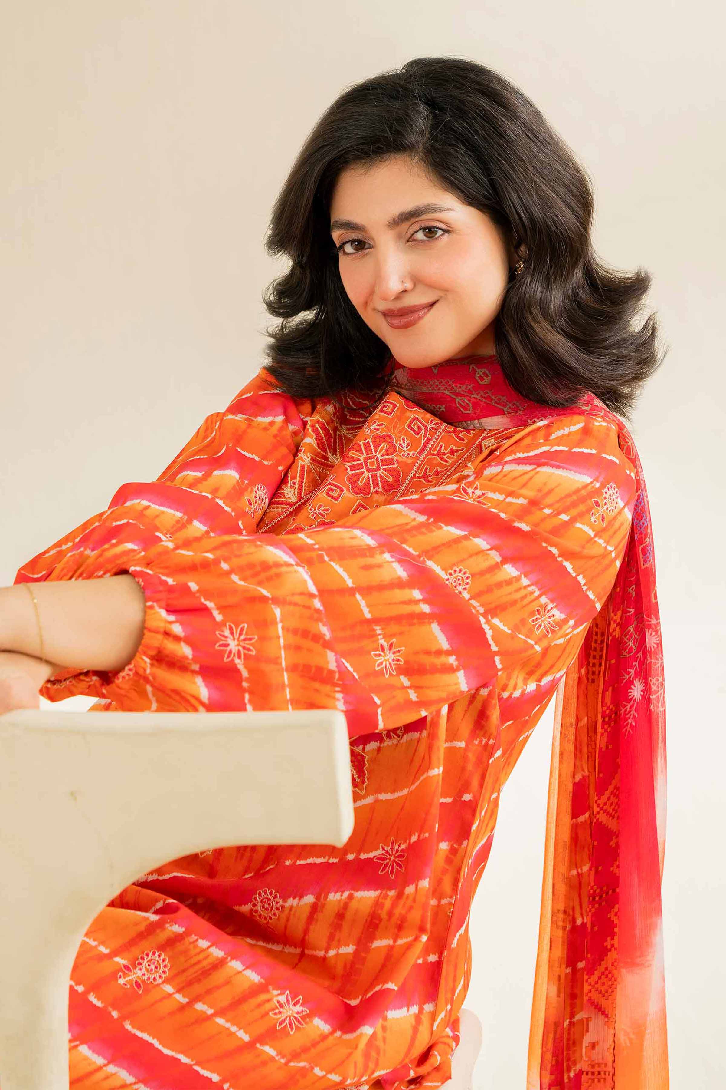 3 Piece - Printed Embroidered Suit - 42501081 for Women - Unstitched Collection | Nishat | Shop Online