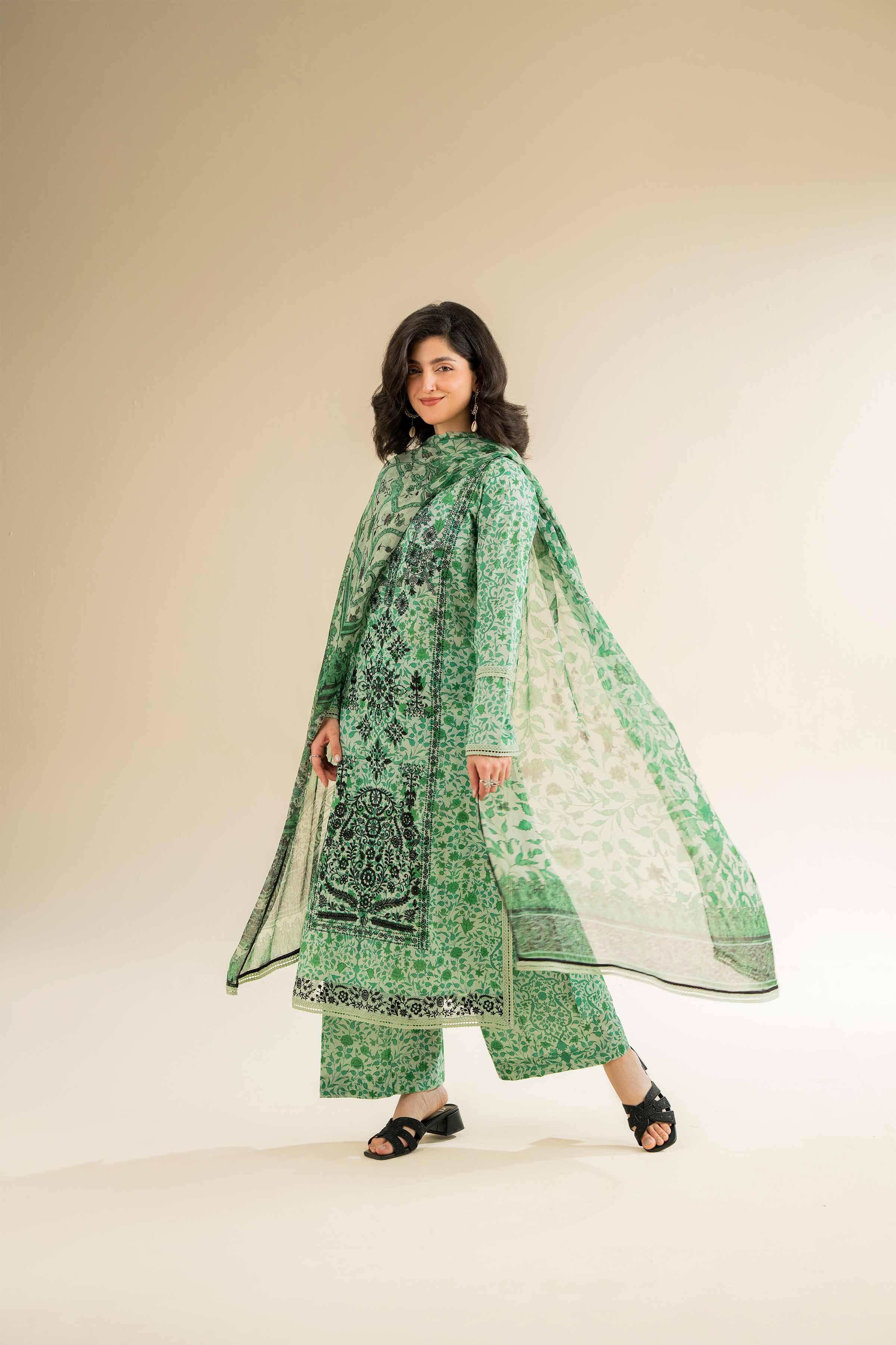 3 Piece - Printed Embroidered Suit - 42501082 for Women - Unstitched Collection | Nishat | Shop Online