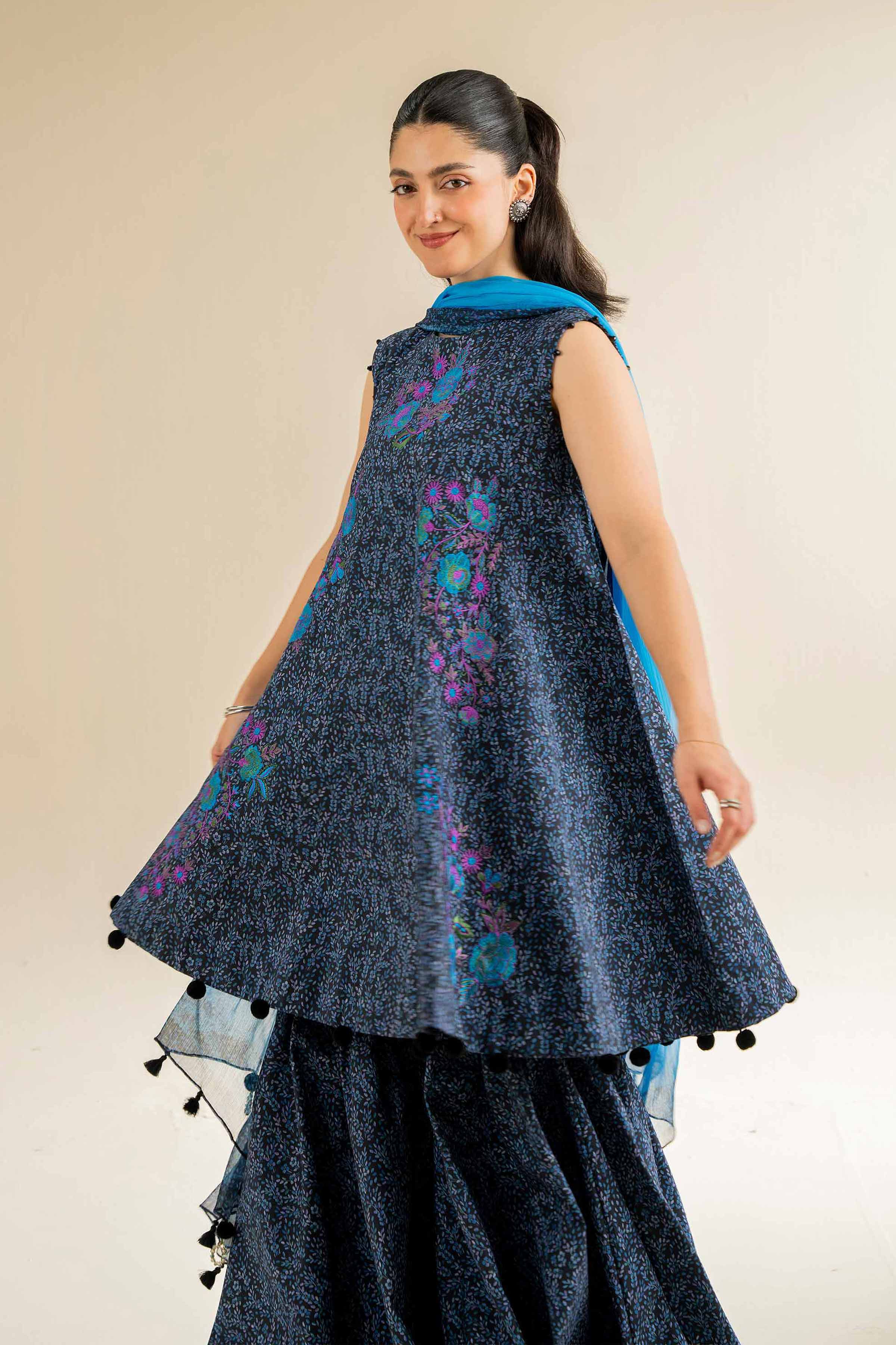 3 Piece - Printed Embroidered Suit - 42501084 for Women - Unstitched Collection | Nishat | Shop Online