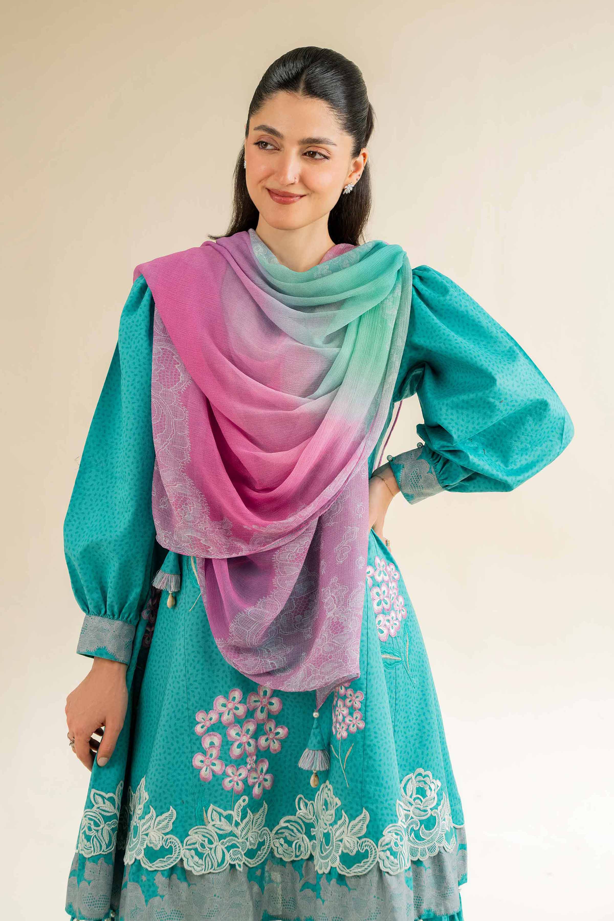 3 Piece - Printed Embroidered Suit - 42501086 for Women - Unstitched Collection | Nishat | Shop Online