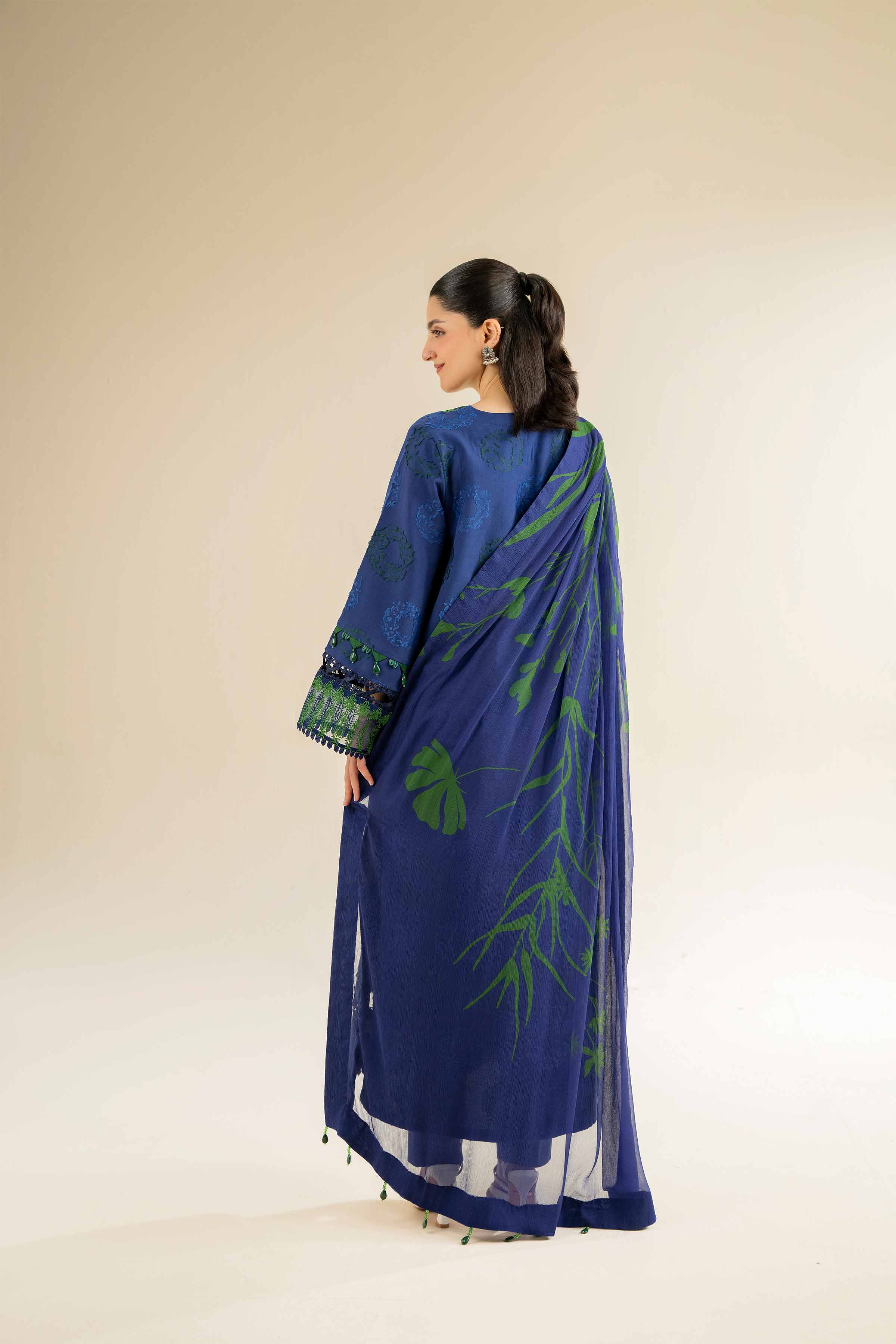 3 Piece - Jacquard Embroidered Suit - 42501091 for Women - Unstitched Collection | Nishat | Shop Online