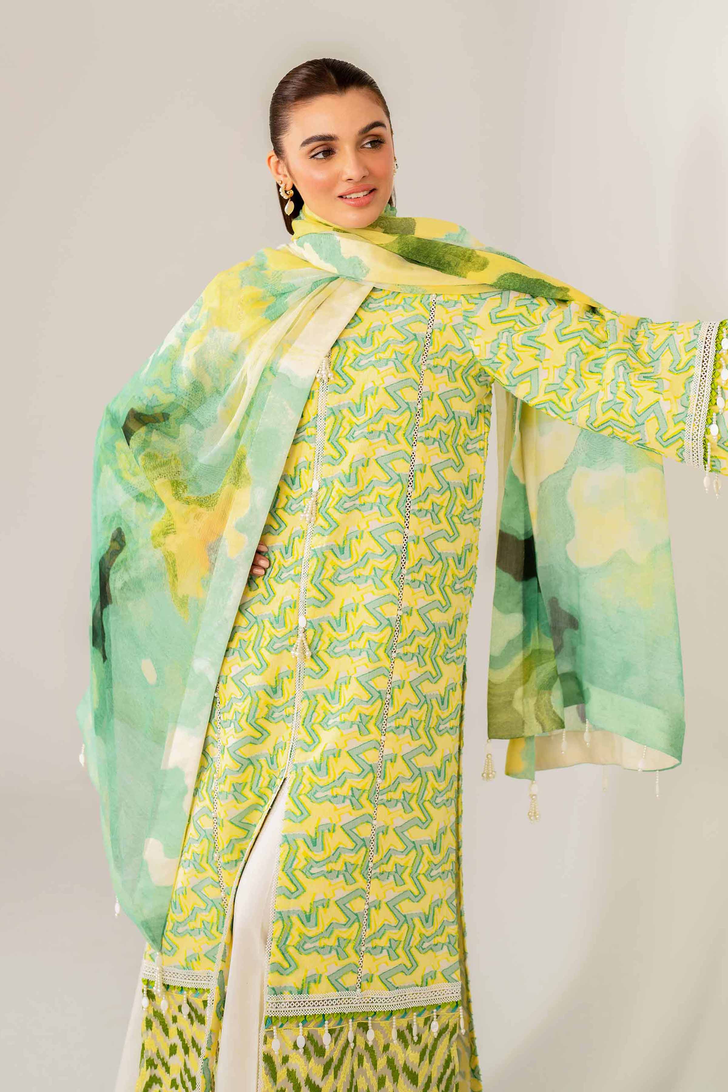 3 Piece - Jacquard Embroidered Suit - 42501092 for Women - Unstitched Collection | Nishat | Shop Online