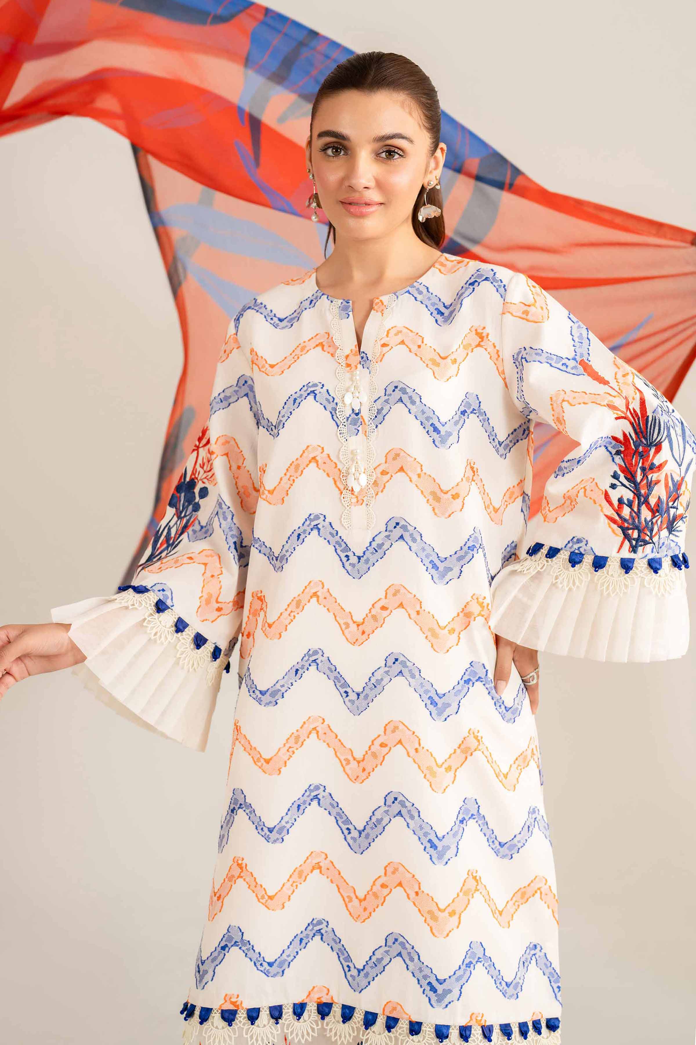3 Piece - Jacquard Embroidered Suit - 42501093 for Women - Unstitched Collection | Nishat | Shop Online
