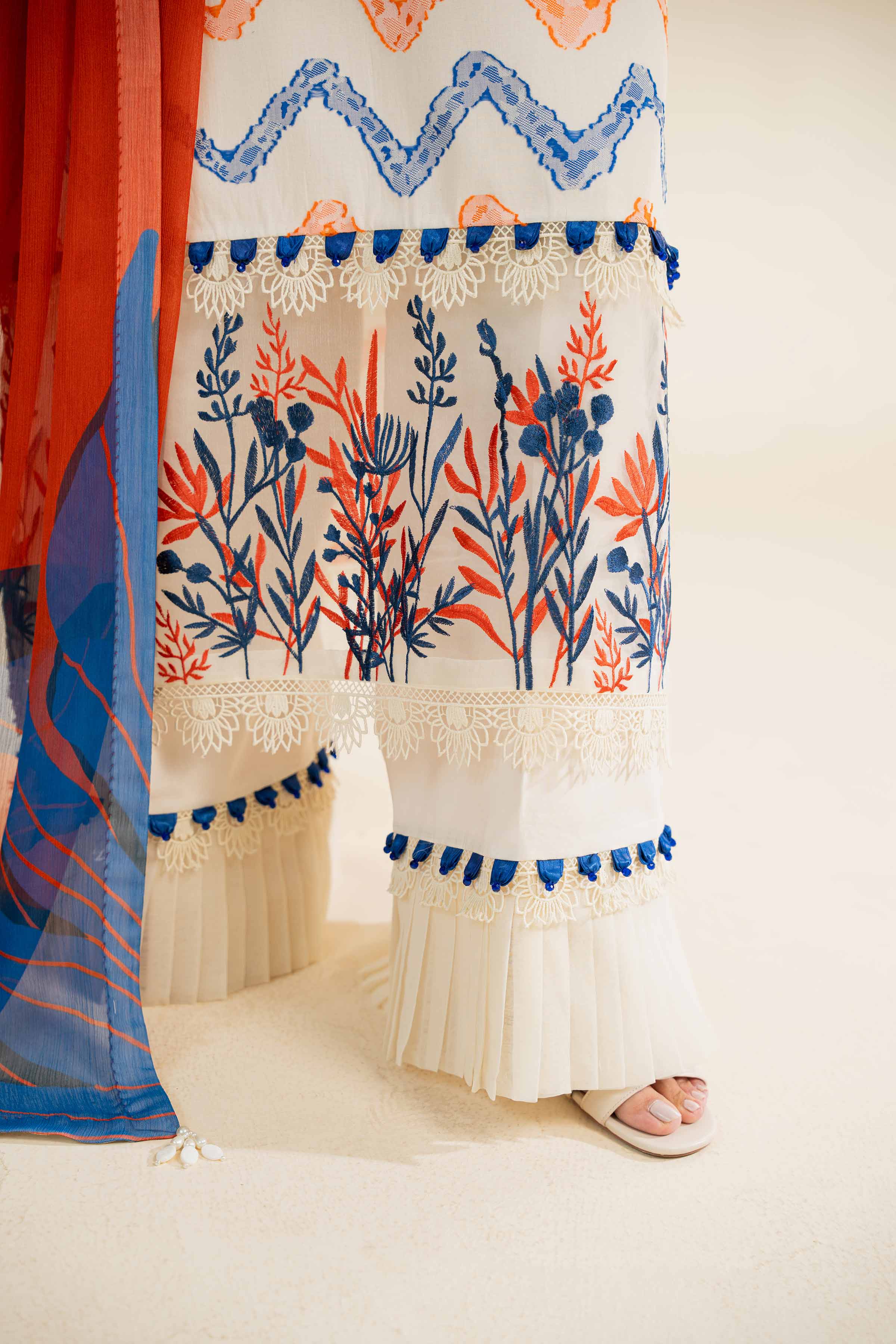 3 Piece - Jacquard Embroidered Suit - 42501093 for Women - Unstitched Collection | Nishat | Shop Online
