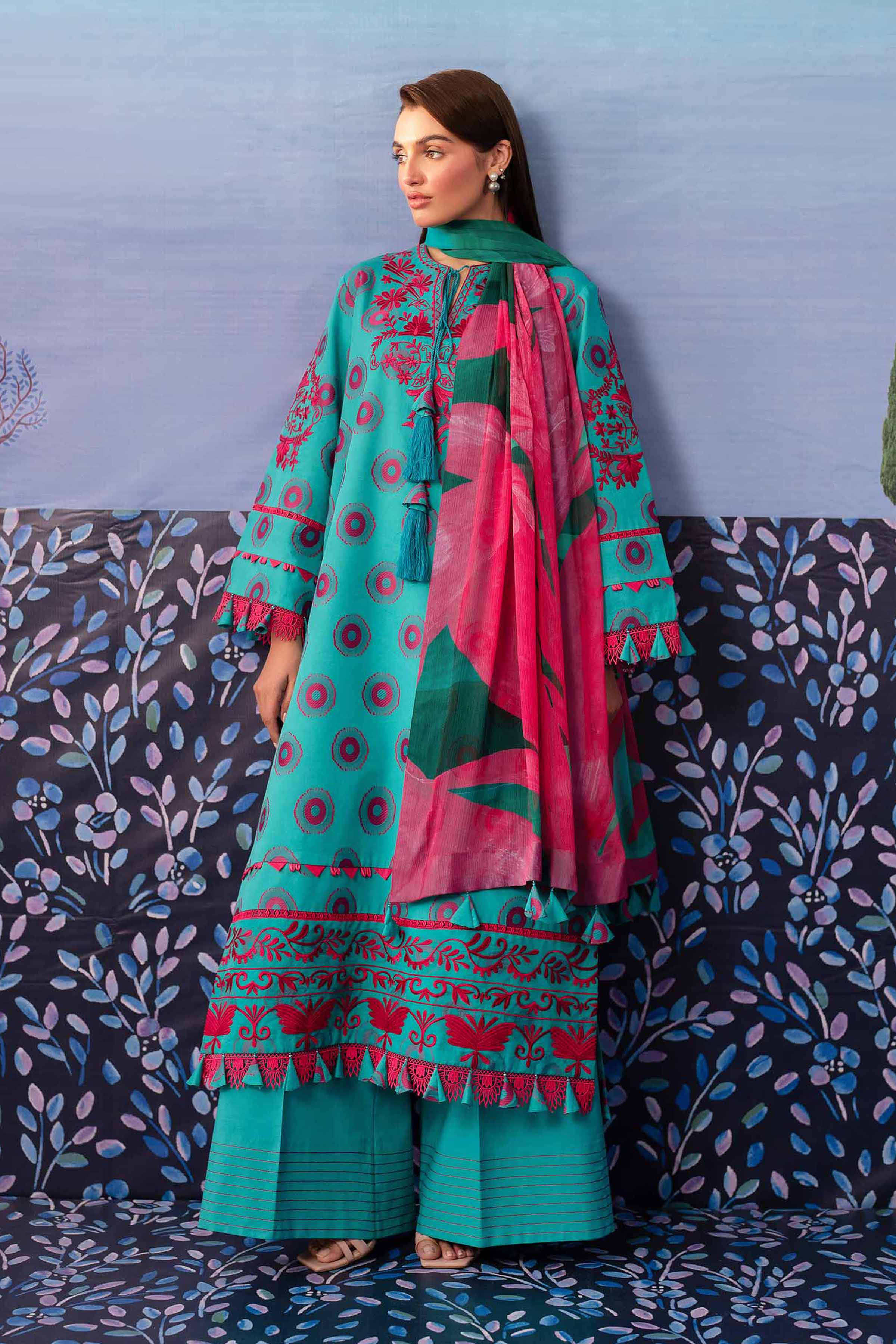 3 Piece - Jacquard Embroidered Suit - 42501094 for Women - Unstitched Collection | Nishat | Shop Online