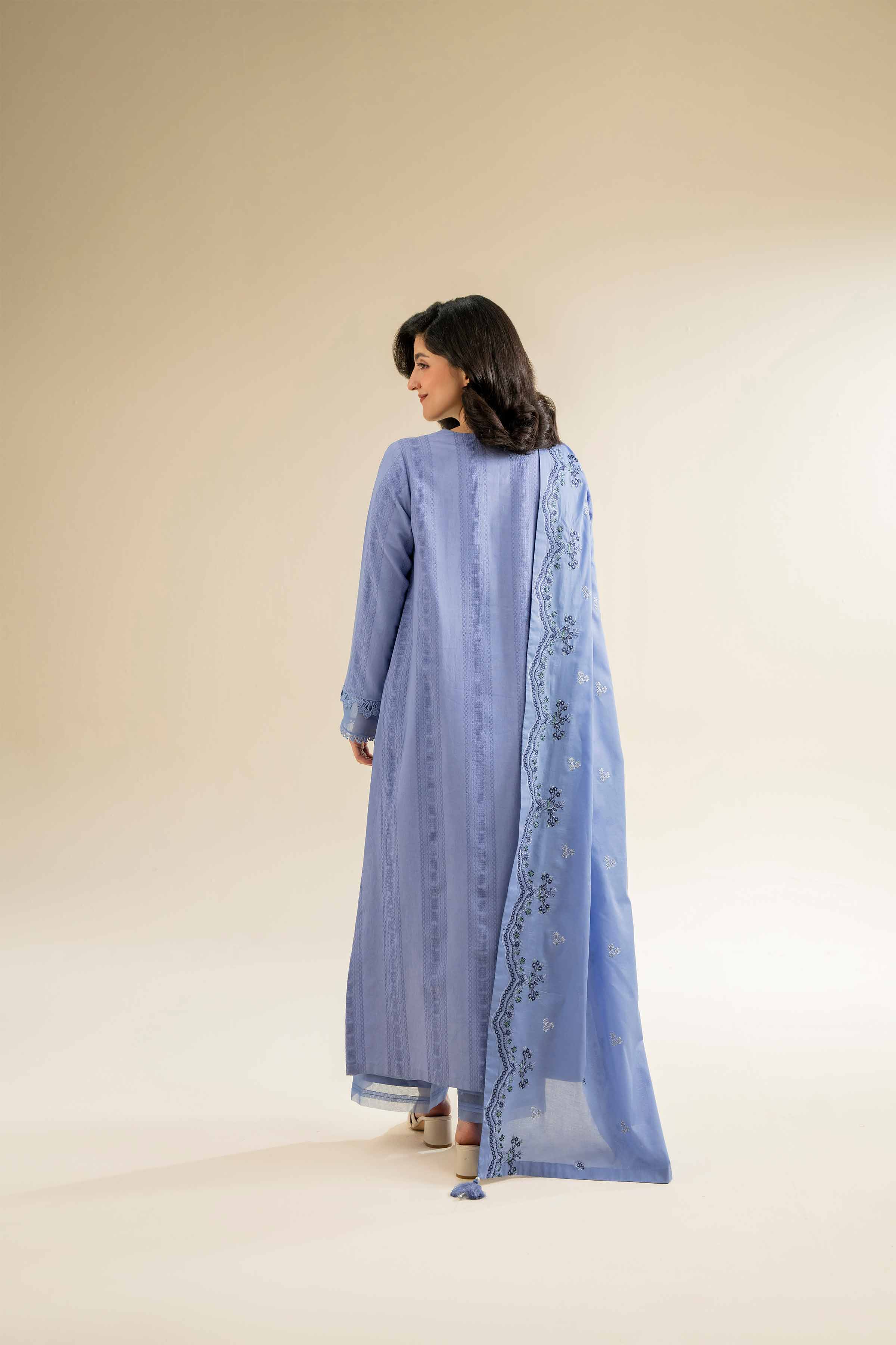 3 Piece - Dyed Embroidered Suit - 42501097 for Women - Unstitched Collection | Nishat | Shop Online