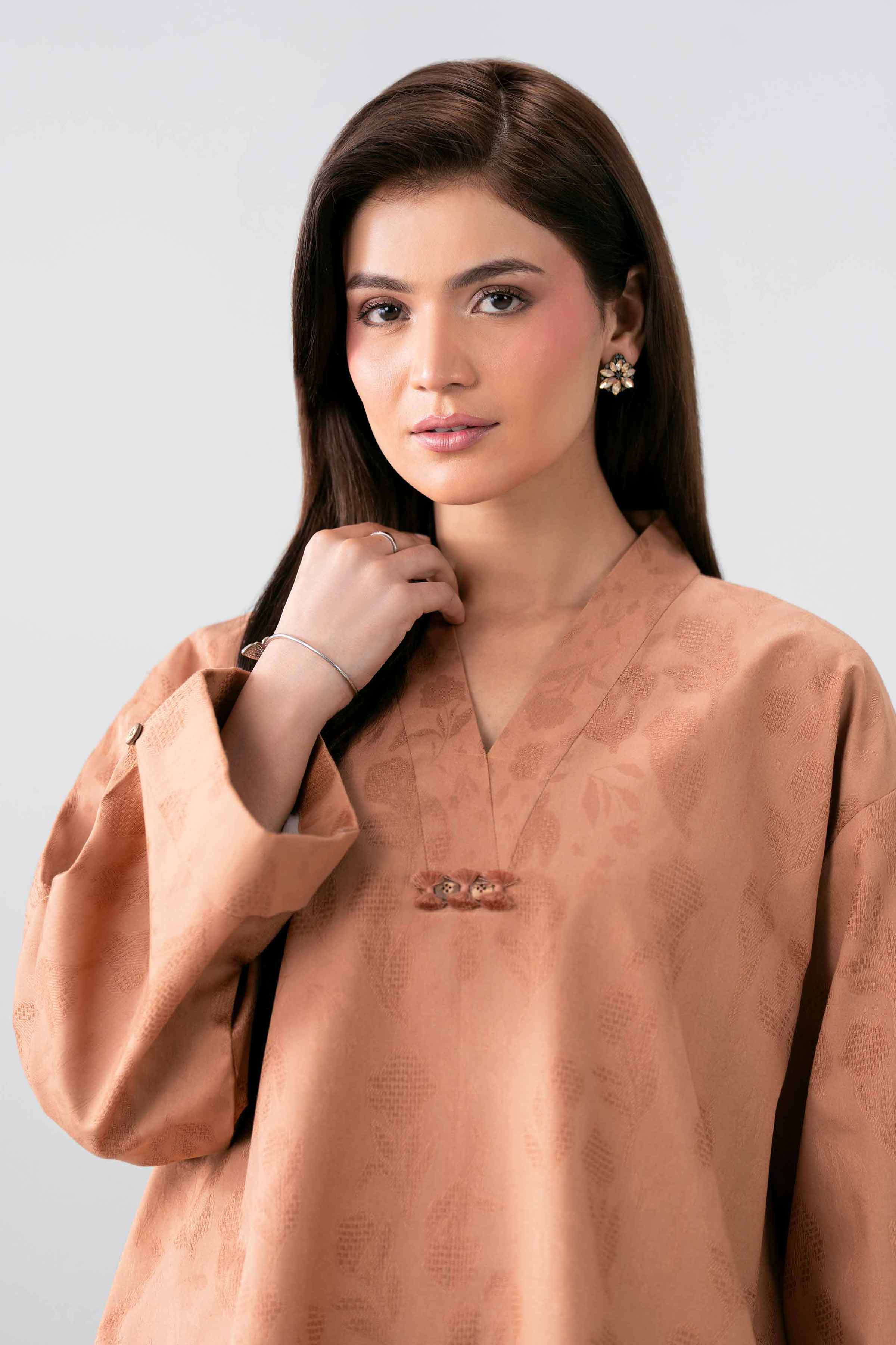 2 Piece - Jacquard Suit - 42501098-1 for Women - Unstitched Collection | Nishat | Shop Online