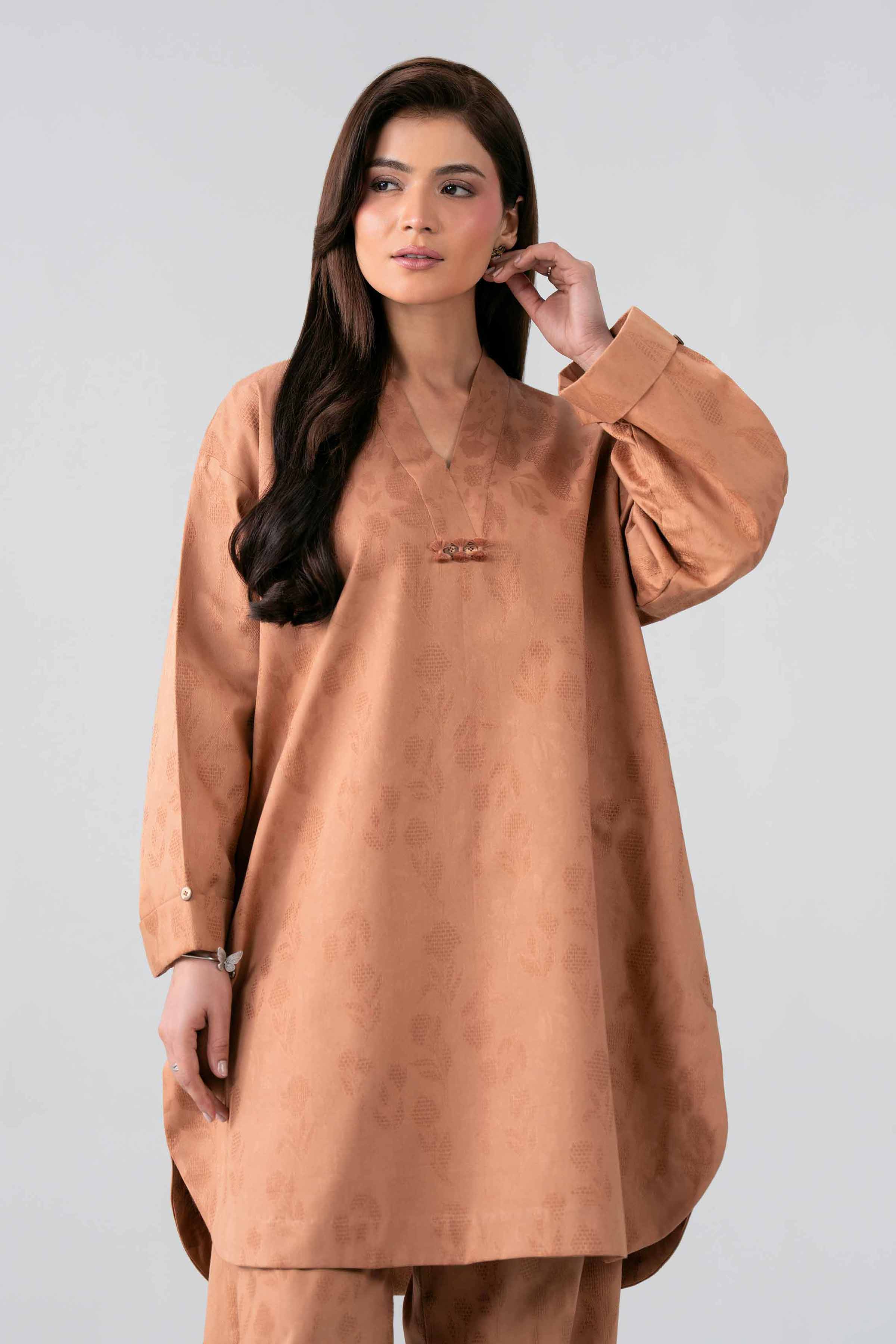 2 Piece - Jacquard Suit - 42501098-1 for Women - Unstitched Collection | Nishat | Shop Online