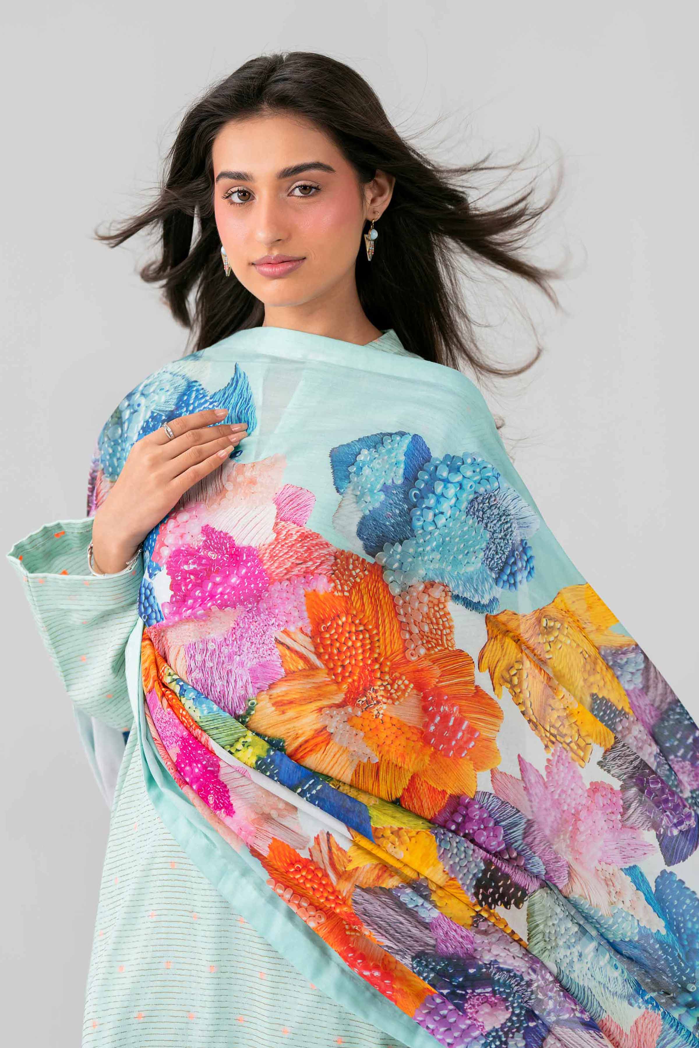 2 Piece - Jacquard Suit - 42501112-1 for Women - Unstitched Collection | Nishat | Shop Online