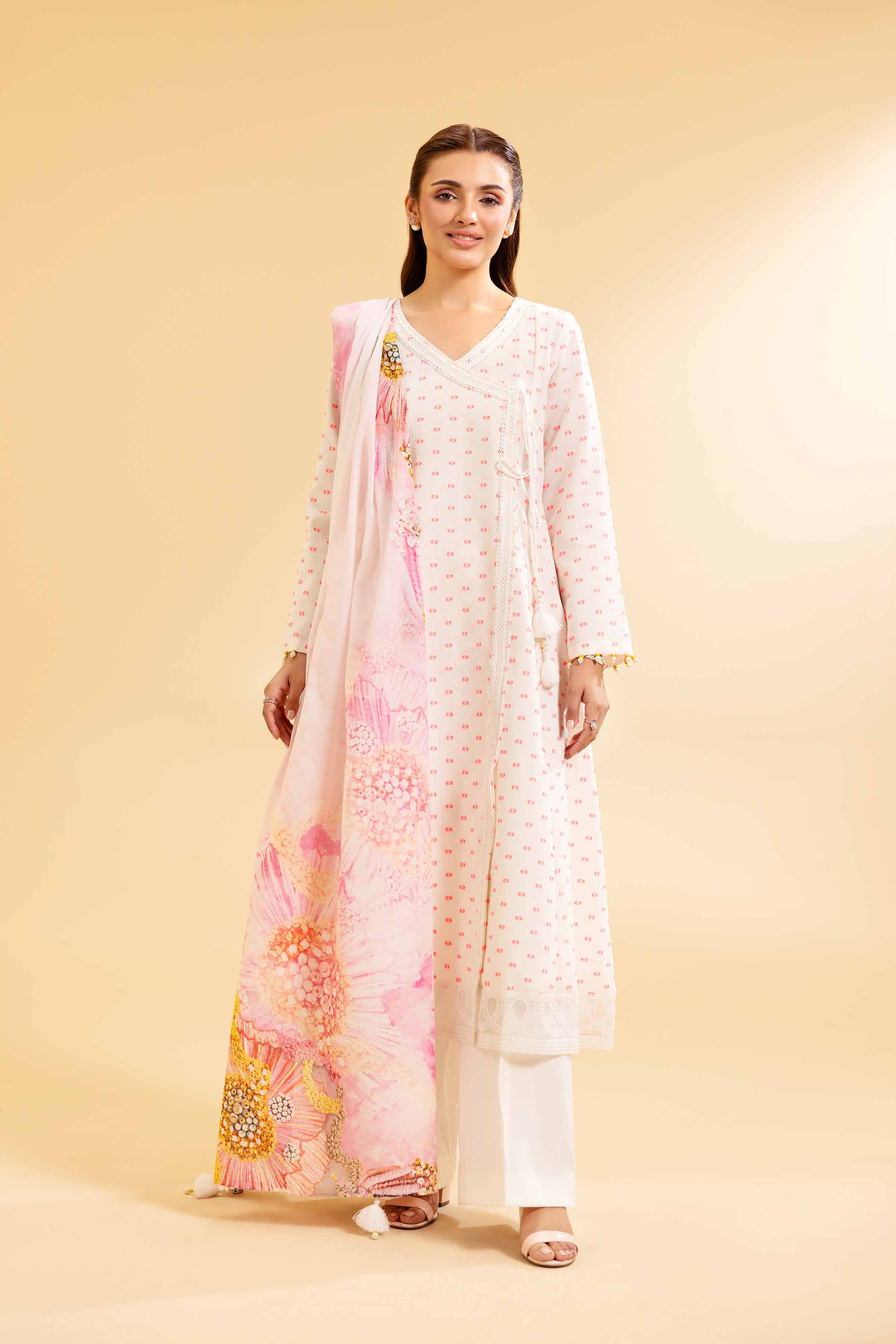 3 Piece - Jacquard Suit - 42501114 for Women - Unstitched Collection | Nishat | Shop Online