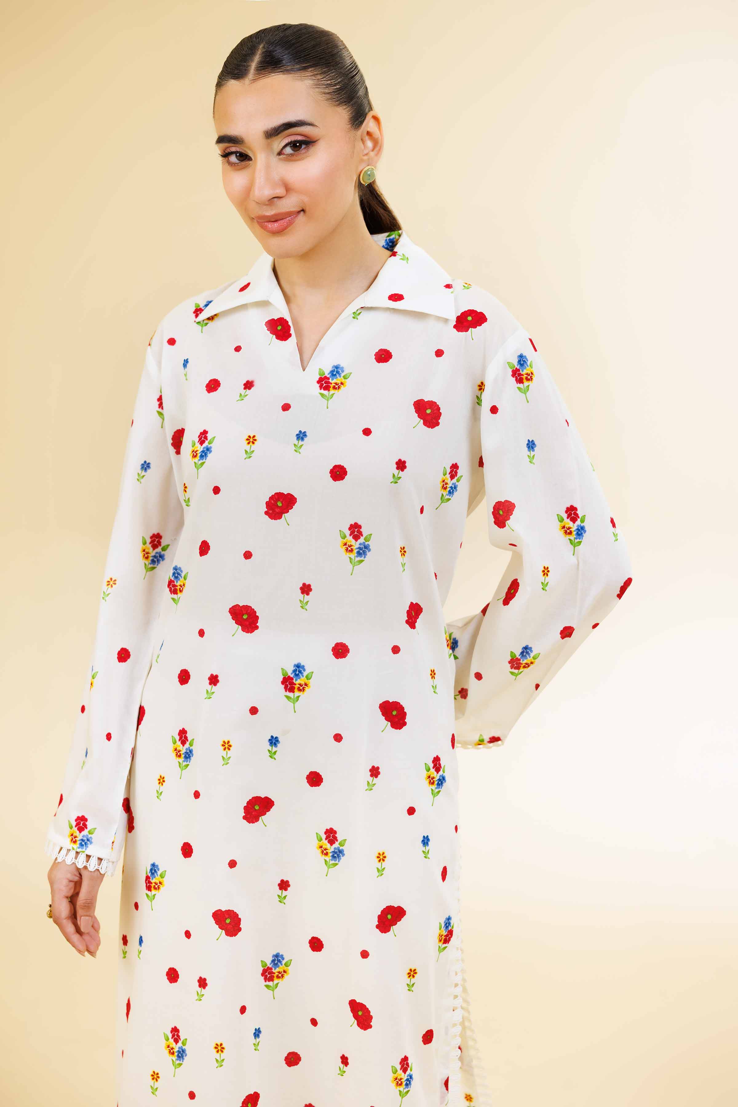 2 Piece - Printed Suit - 42501116 for Women - Unstitched Collection | Nishat | Shop Online