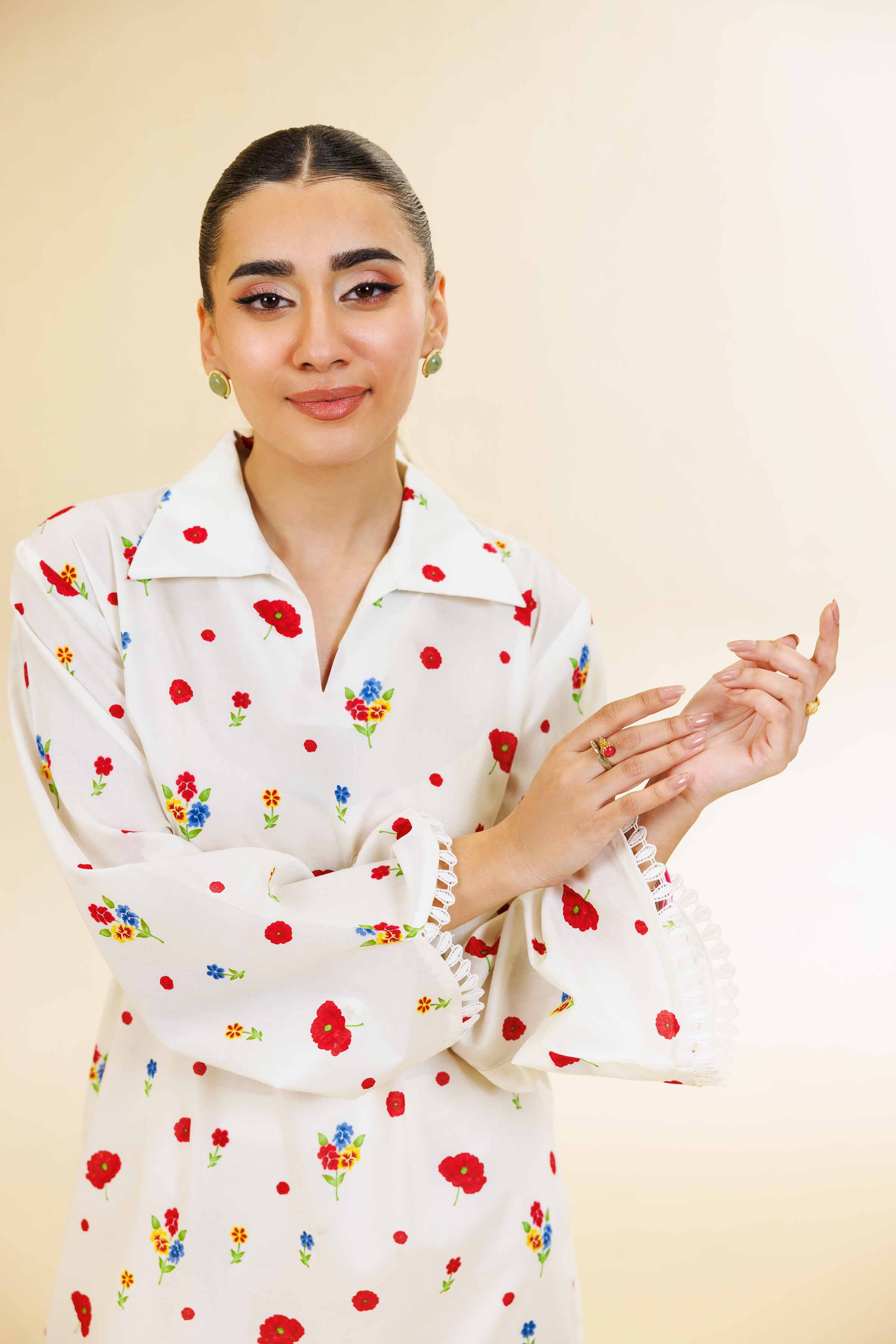 2 Piece - Printed Suit - 42501116 for Women - Unstitched Collection | Nishat | Shop Online