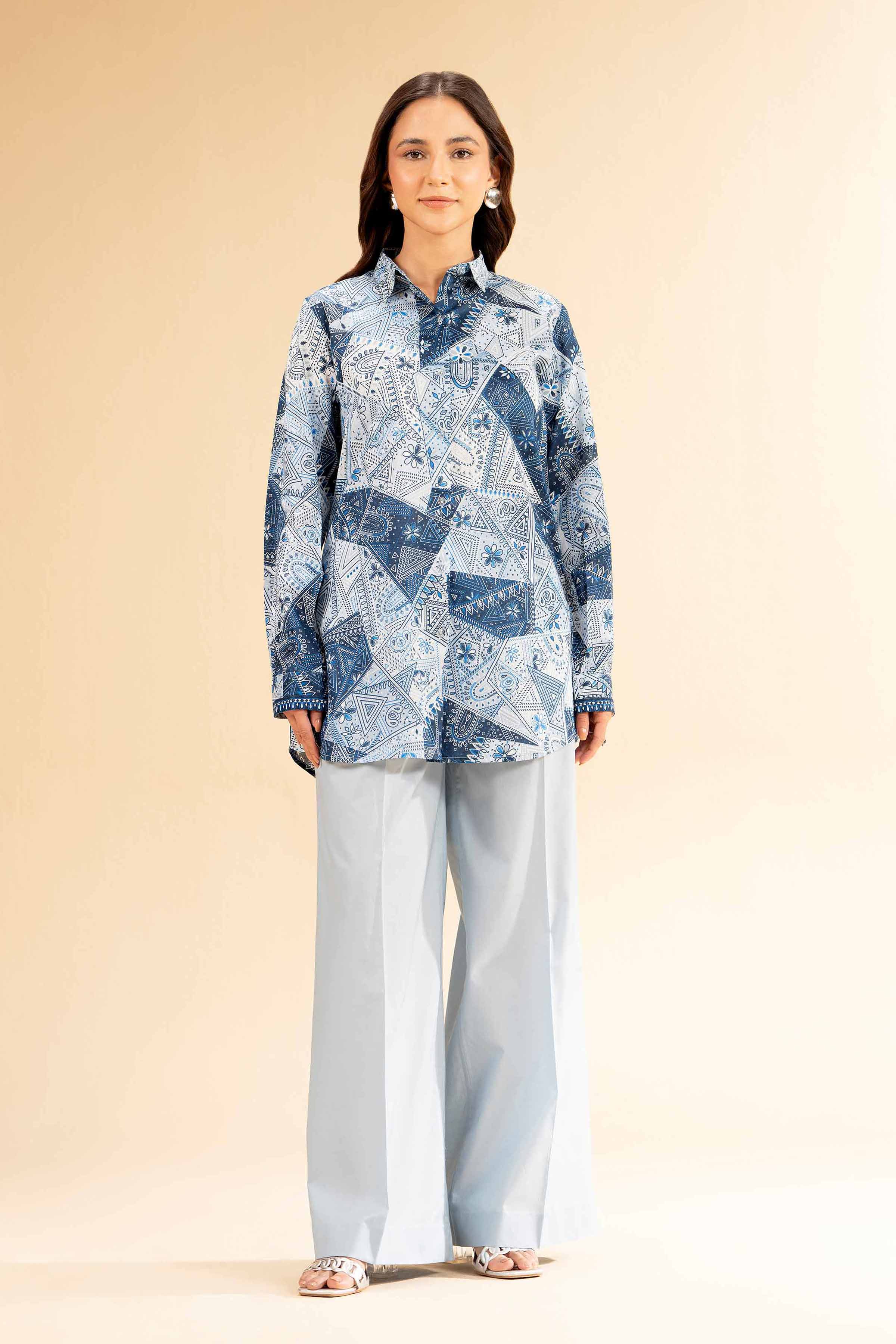 2 Piece - Printed Suit - 42501119 for Women - Unstitched Collection | Nishat | Shop Online