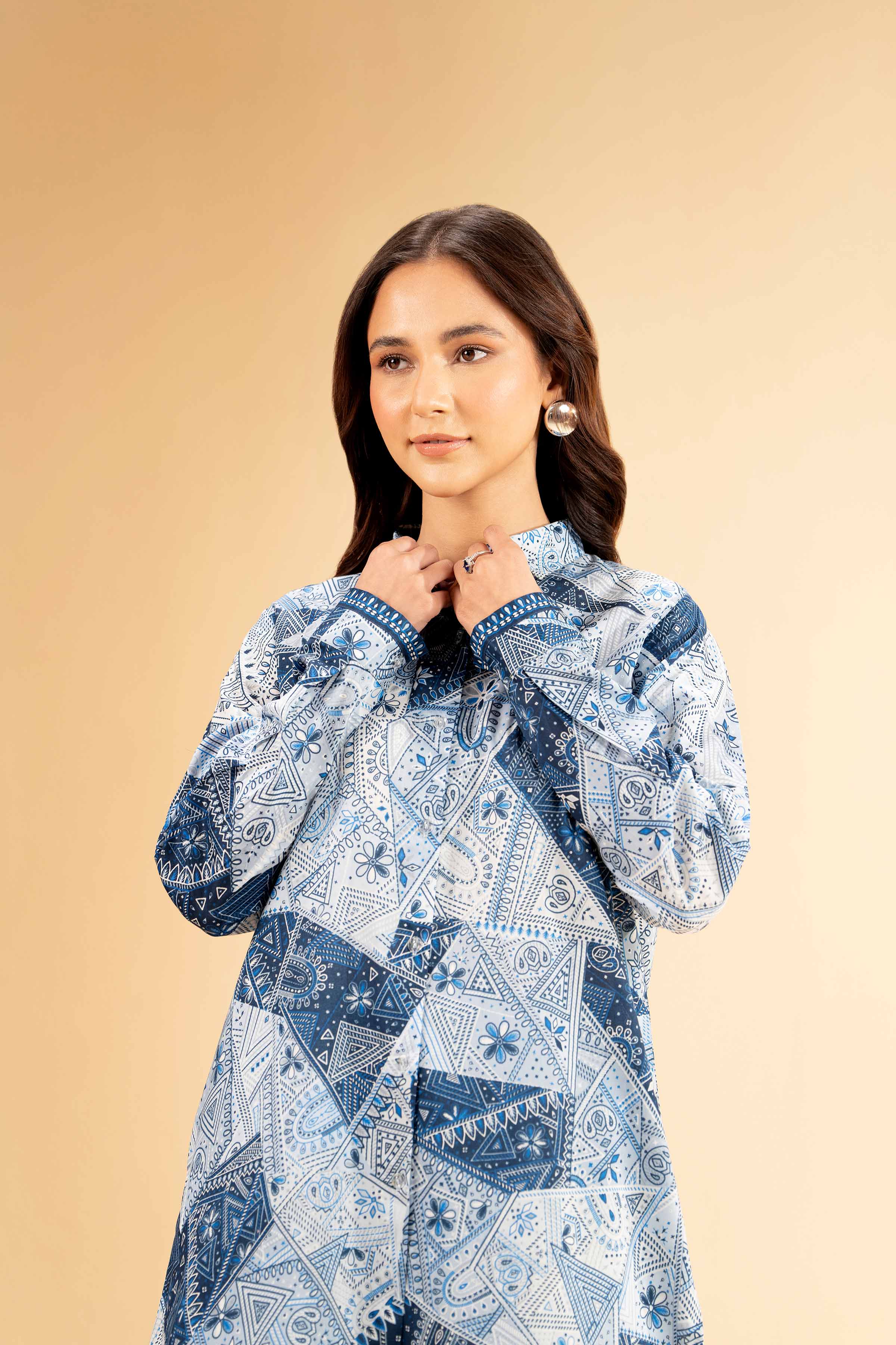 2 Piece - Printed Suit - 42501119 for Women - Unstitched Collection | Nishat | Shop Online