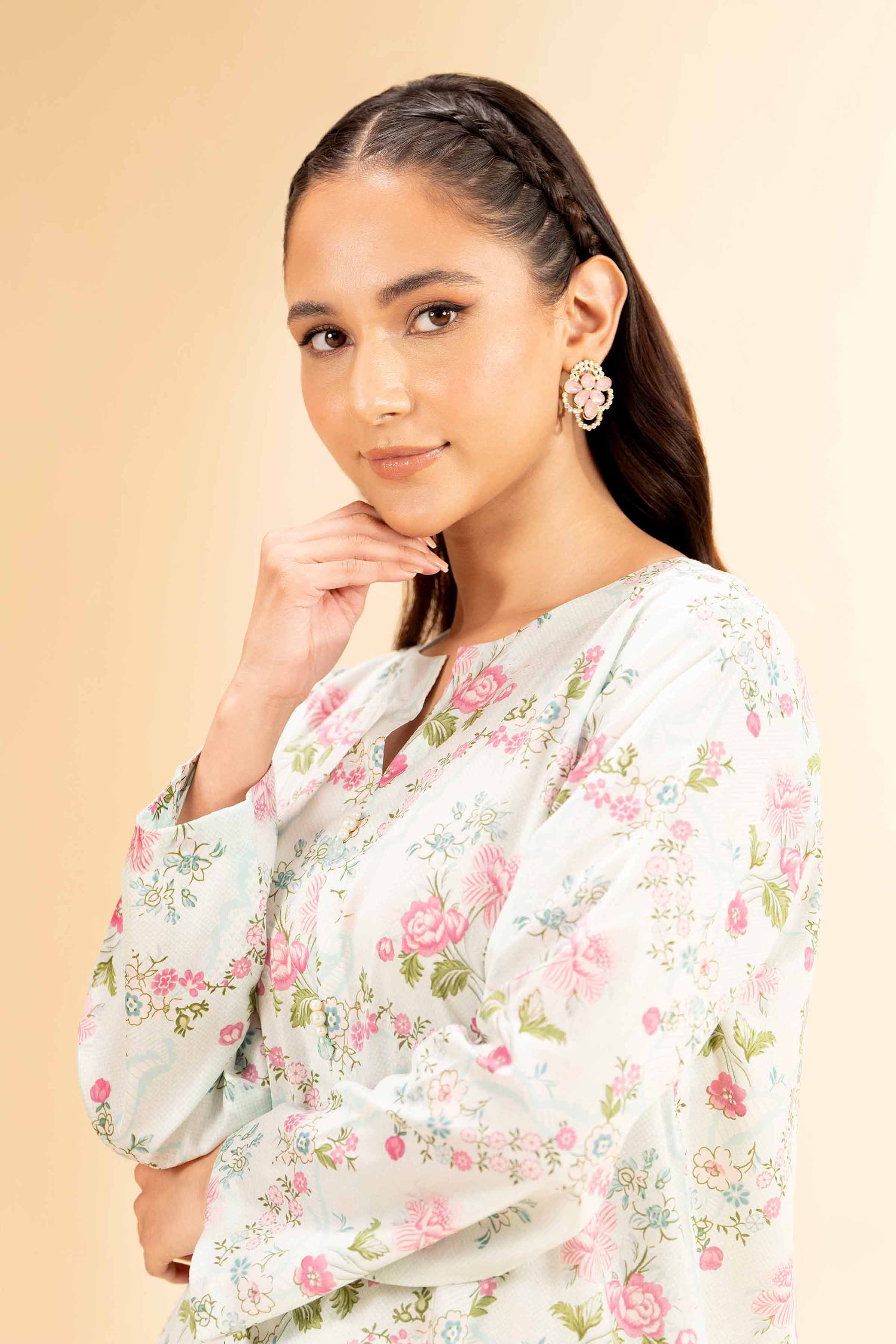 2 Piece - Printed Suit - 42501120 for Women - Unstitched Collection | Nishat | Shop Online