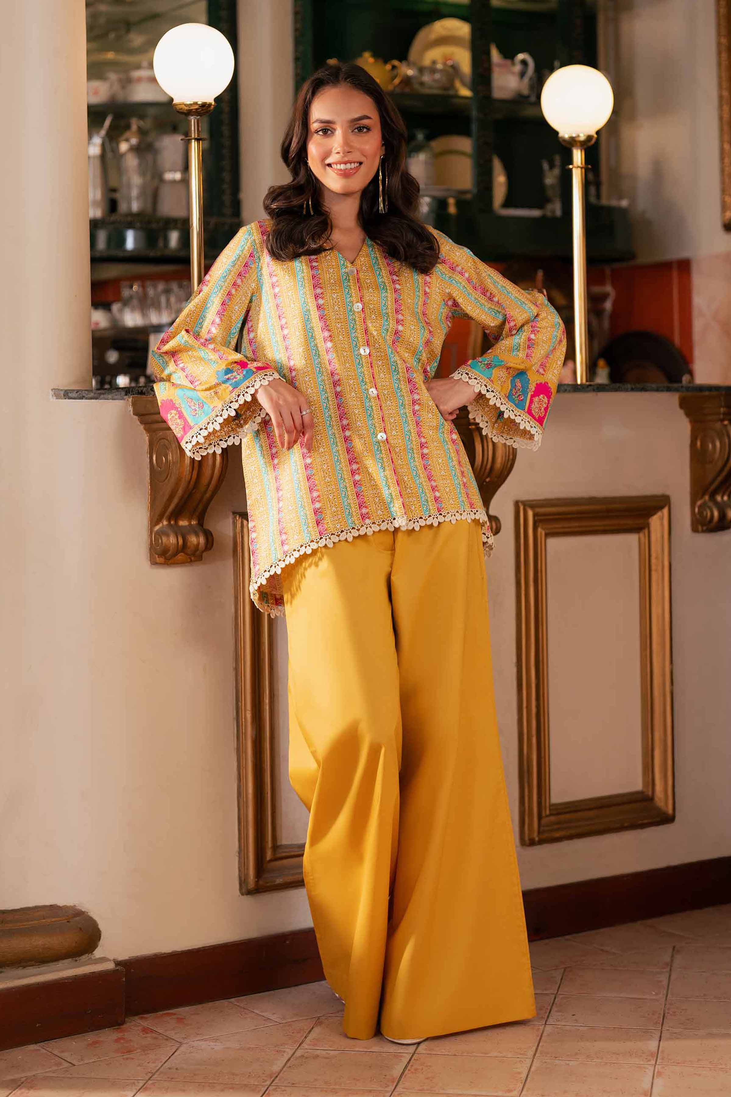 2 Piece - Printed Suit - 42501122 for Women - Unstitched Collection | Nishat | Shop Online