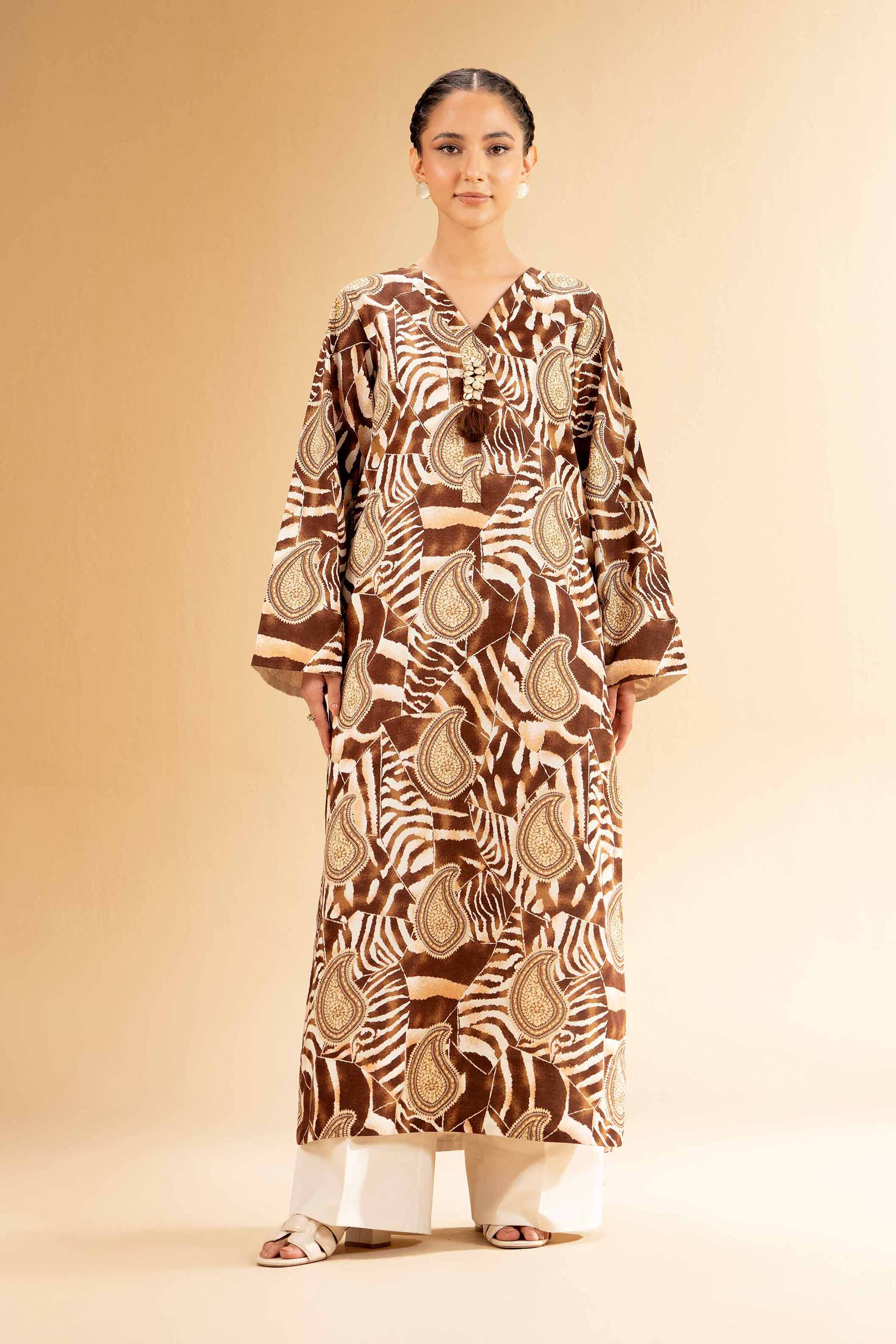 2 Piece - Printed Suit - 42501124 for Women - Unstitched Collection | Nishat | Shop Online