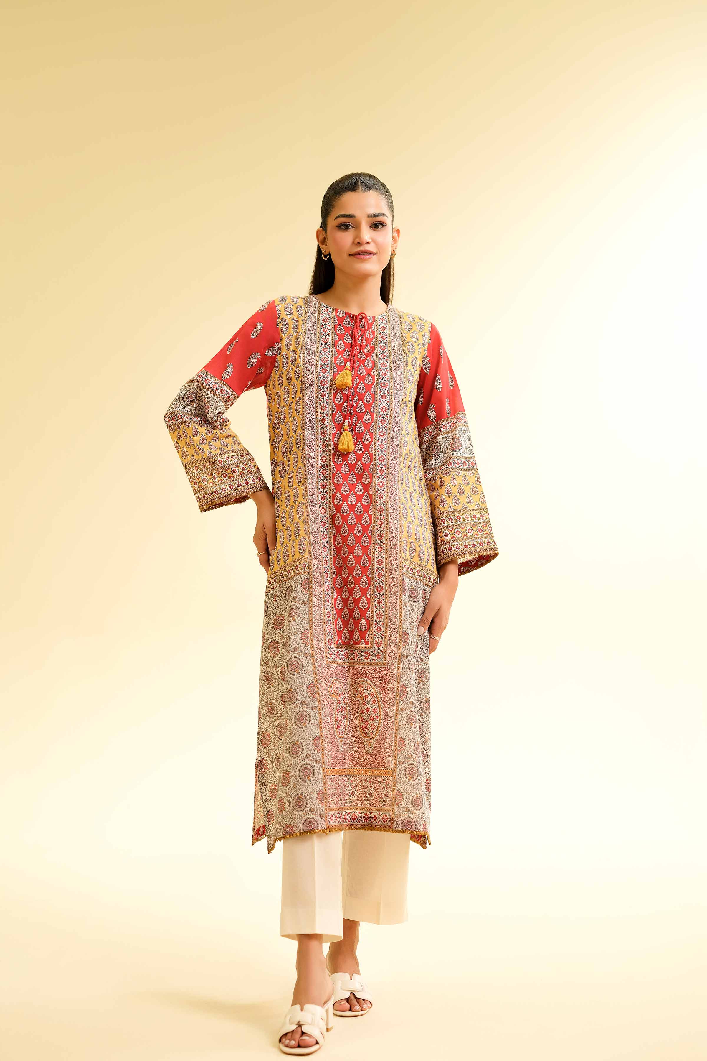 2 Piece - Digital Printed Suit - 42501126 for Women - Unstitched Collection | Nishat | Shop Online