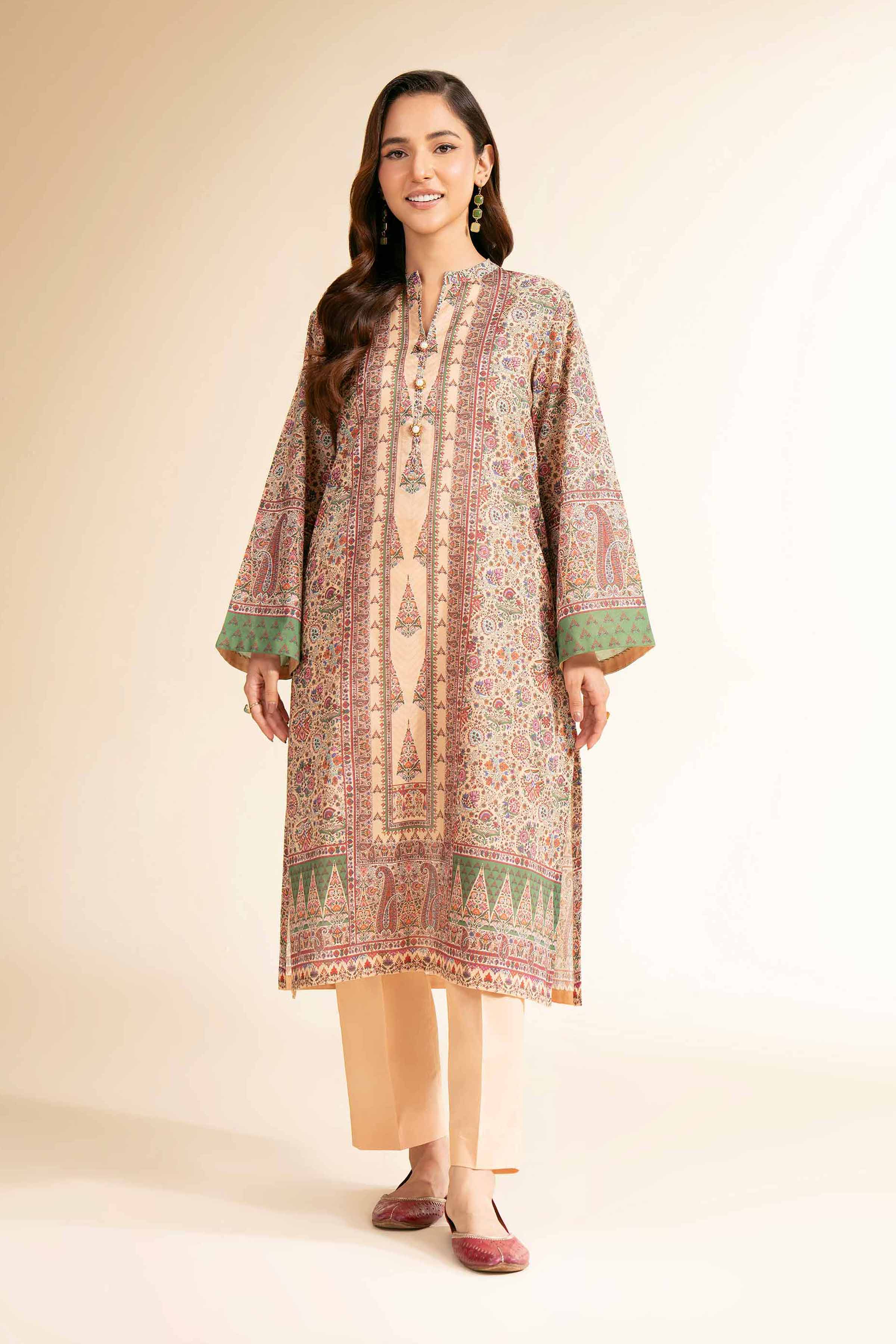 2 Piece - Digital Printed Suit - 42501127 for Women - Unstitched Collection | Nishat | Shop Online