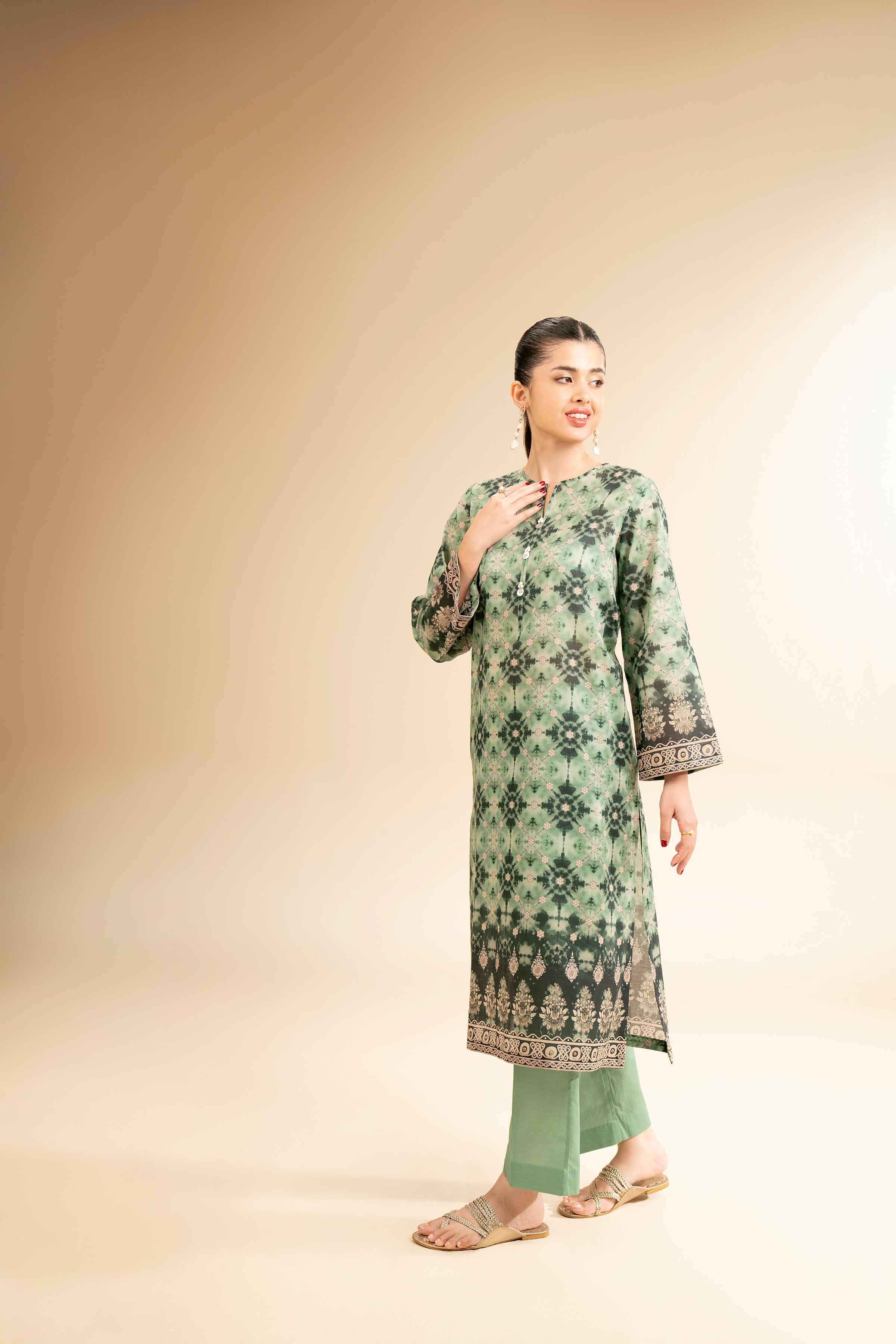 2 Piece - Digital Printed Suit - 42501129 for Women - Unstitched Collection | Nishat | Shop Online