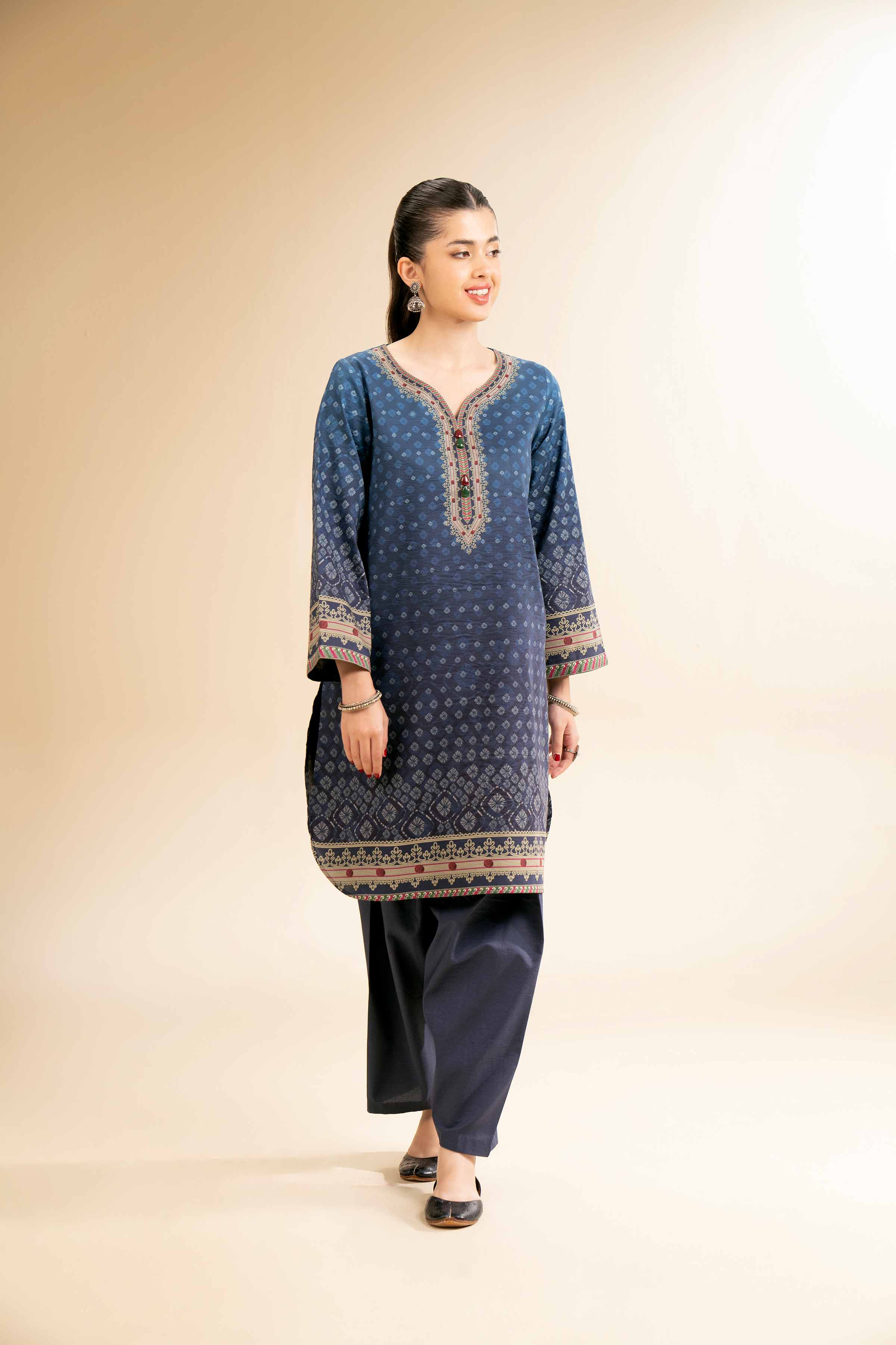 2 Piece - Digital Printed Suit - 42501131 for Women - Unstitched Collection | Nishat | Shop Online