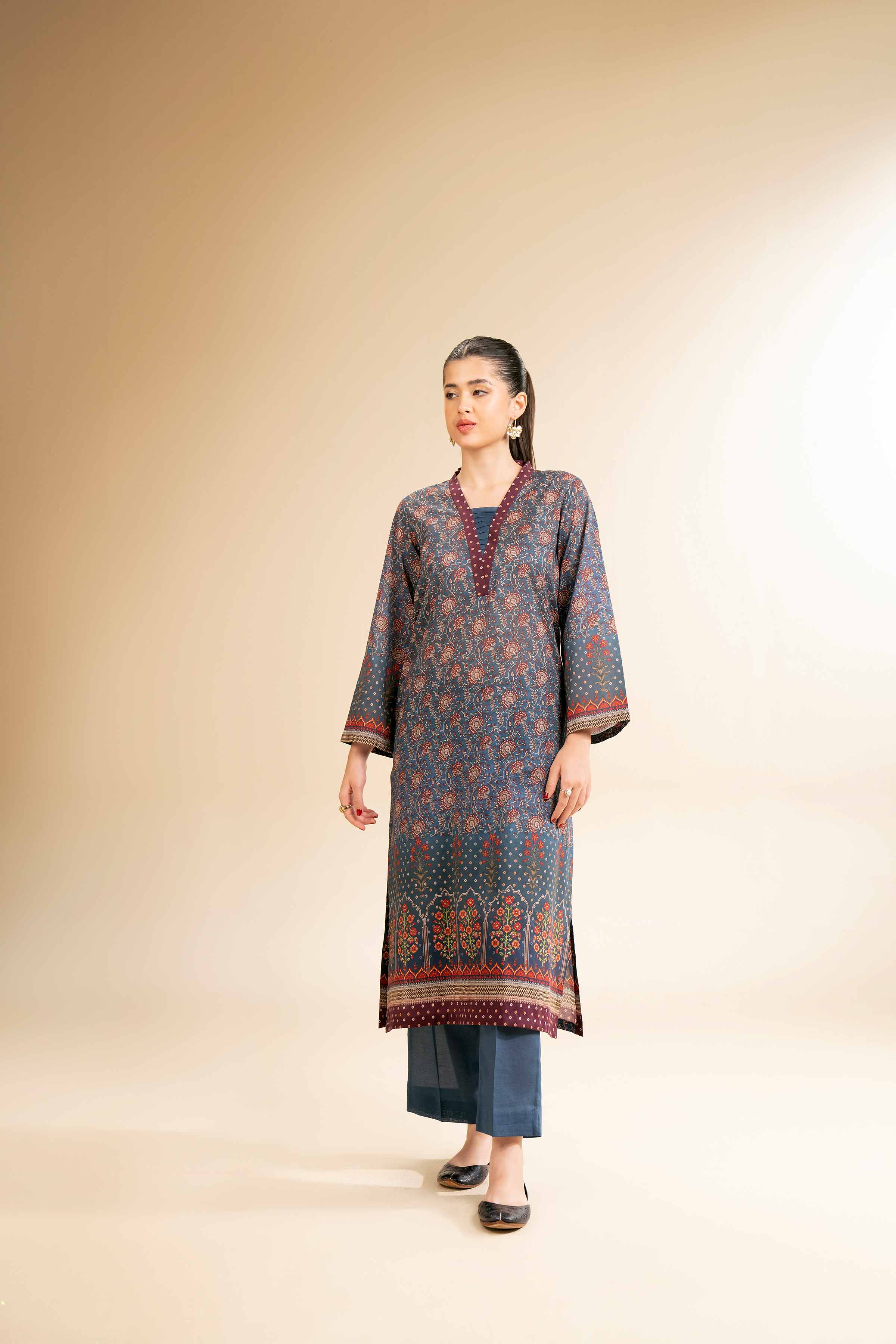 2 Piece - Digital Printed Suit - 42501133 for Women - Unstitched Collection | Nishat | Shop Online