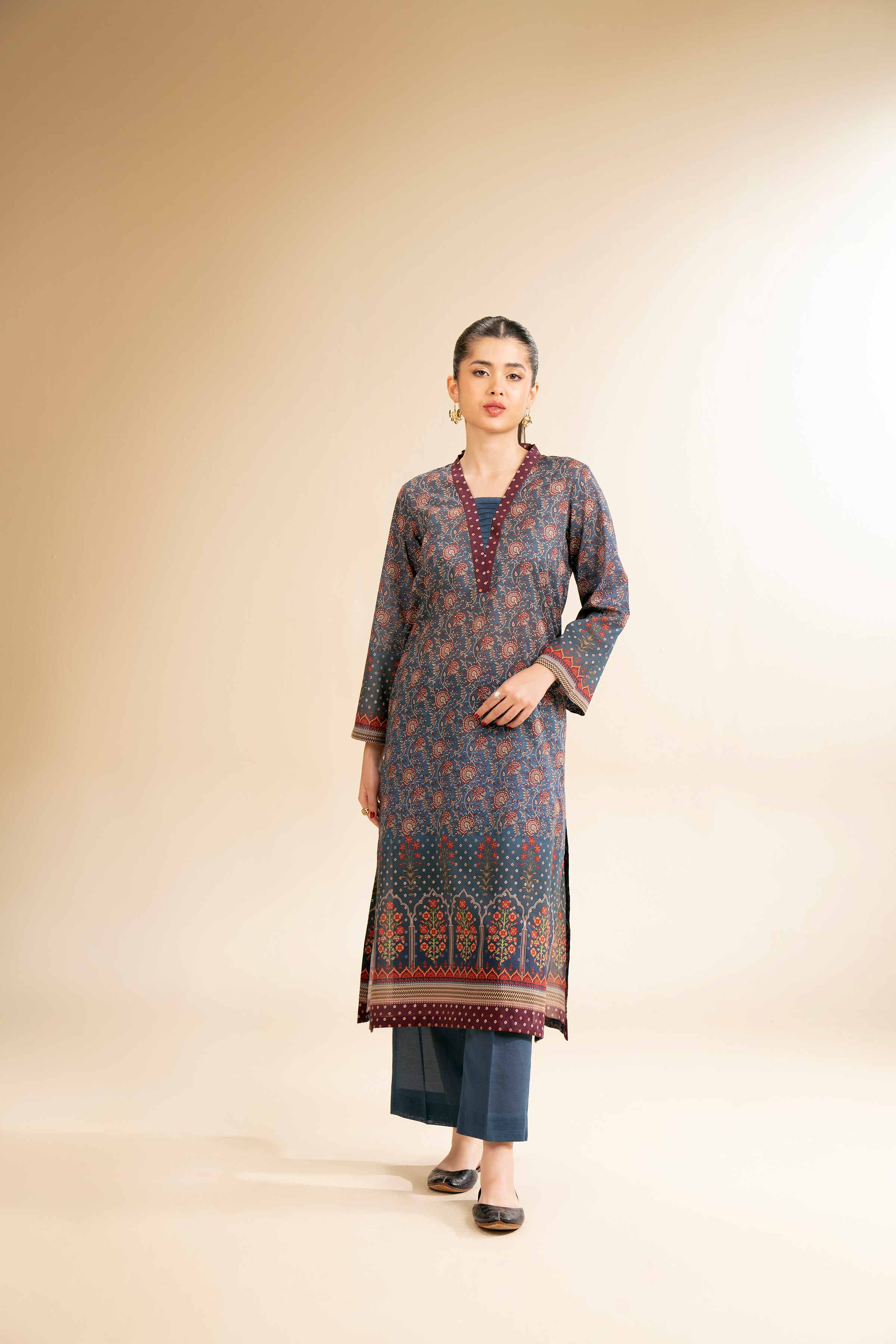 2 Piece - Digital Printed Suit - 42501133 for Women - Unstitched Collection | Nishat | Shop Online