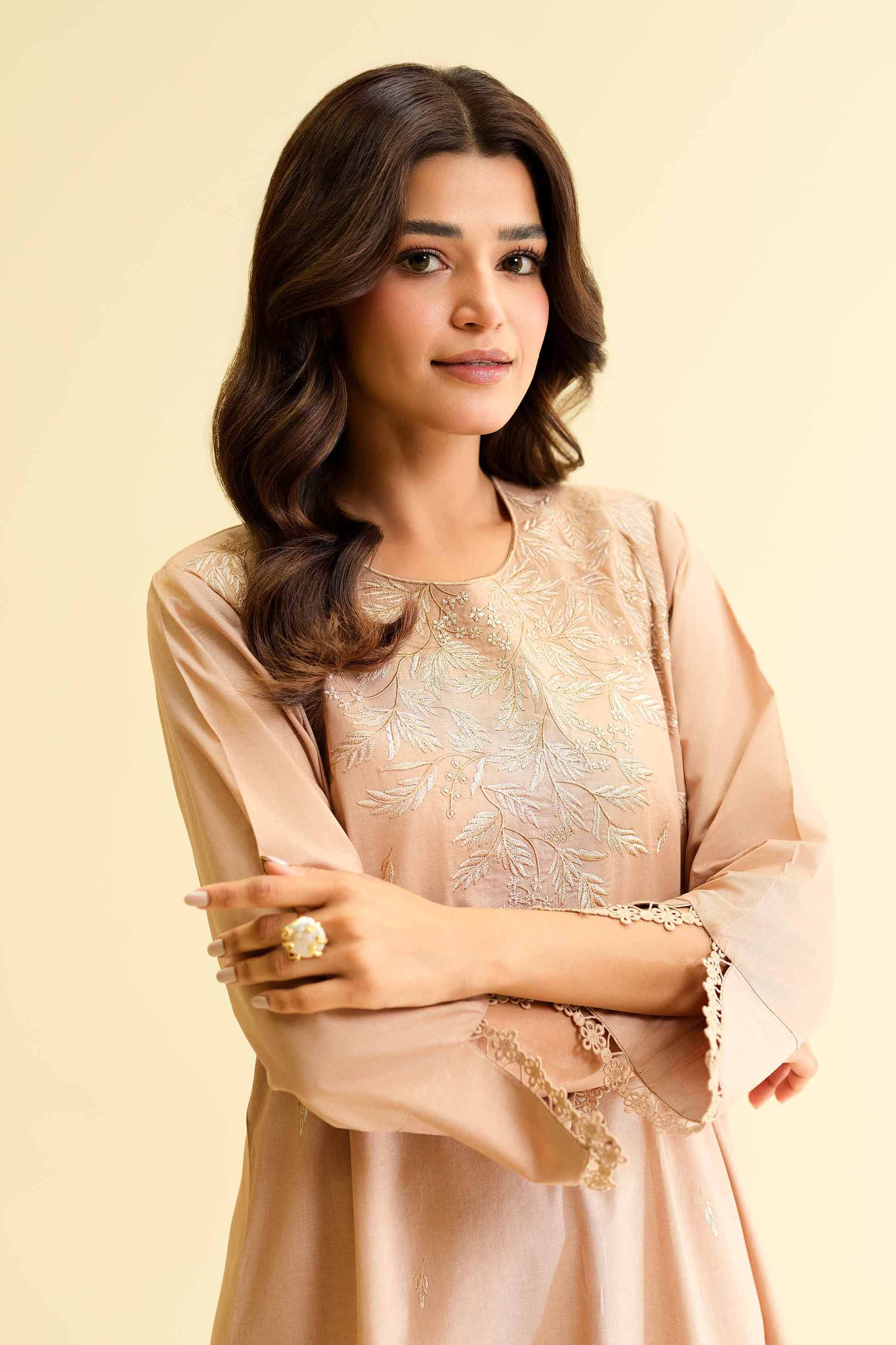 2 Piece - Dyed Embroidered Suit - 42501136 for Women - Unstitched Collection | Nishat | Shop Online