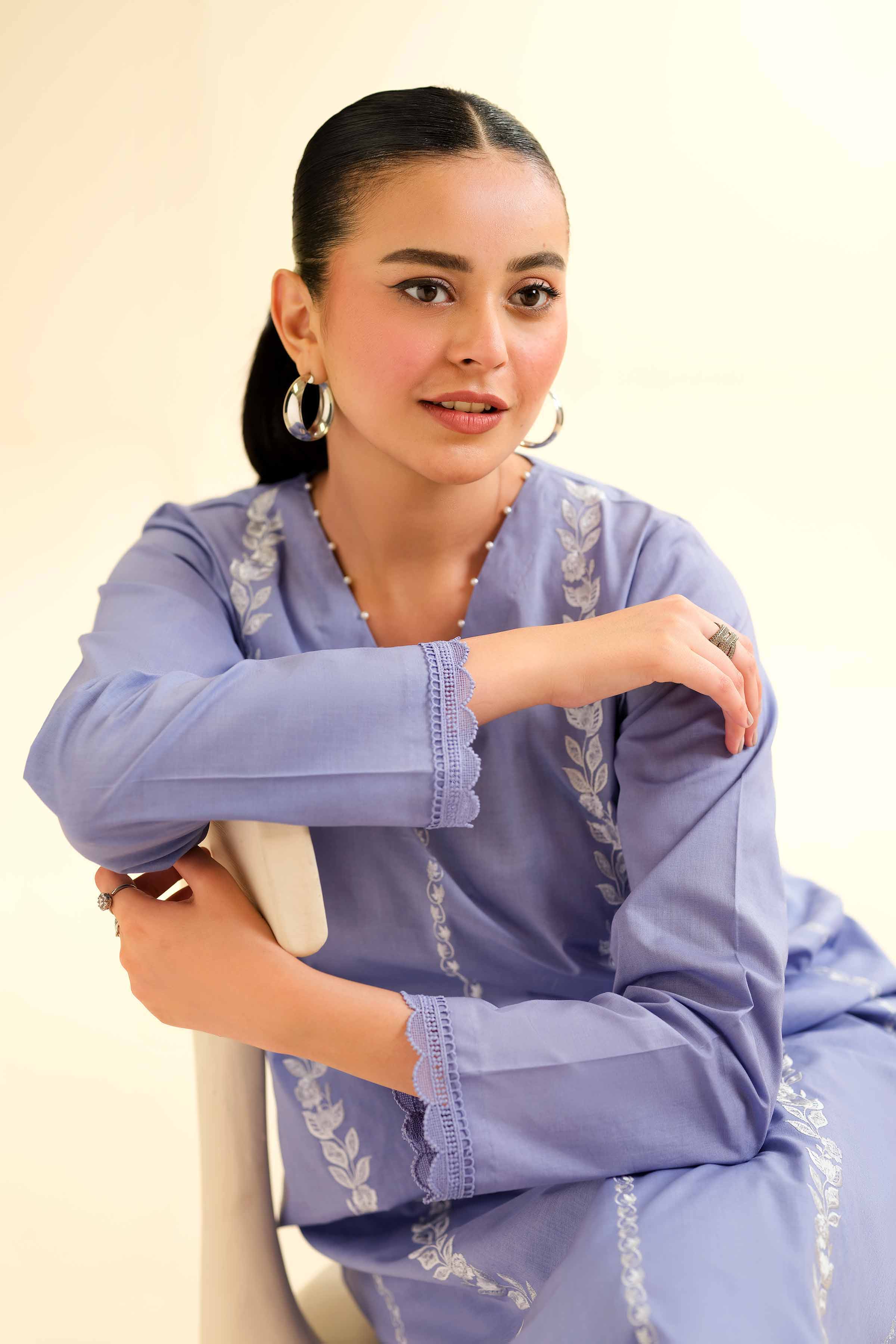 2 Piece - Dyed Embroidered Suit - 42501143 for Women - Unstitched Collection | Nishat | Shop Online