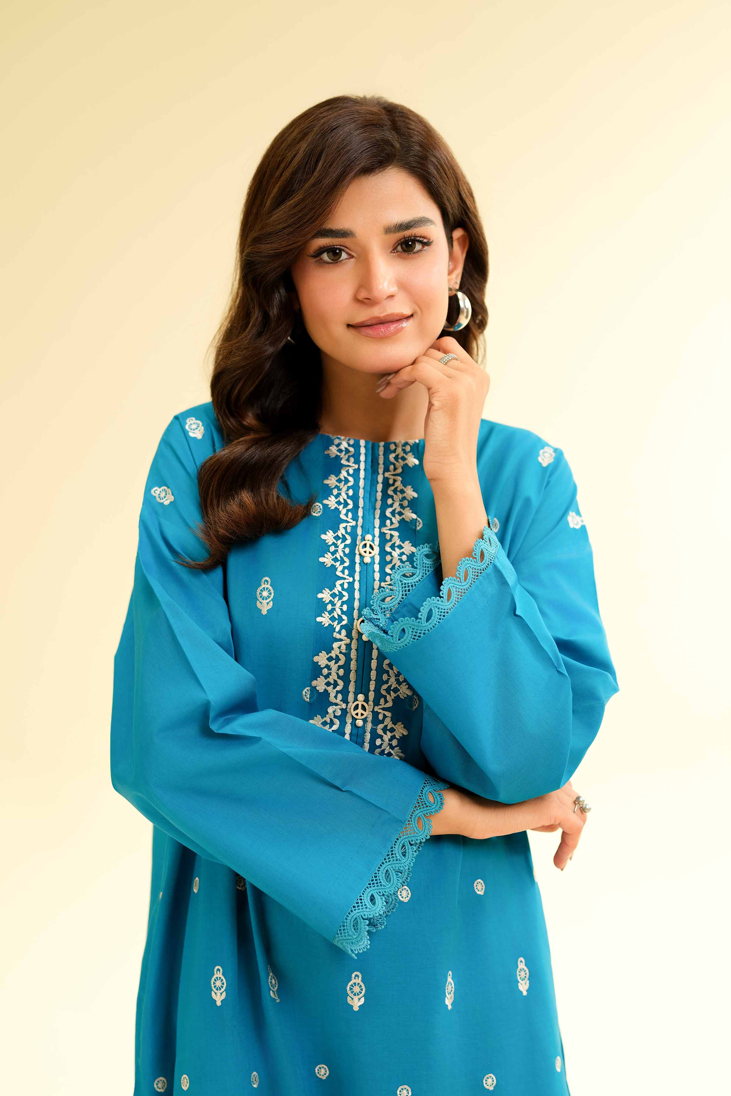 2 Piece - Dyed Embroidered Suit - 42501144 for Women - Unstitched Collection | Nishat | Shop Online
