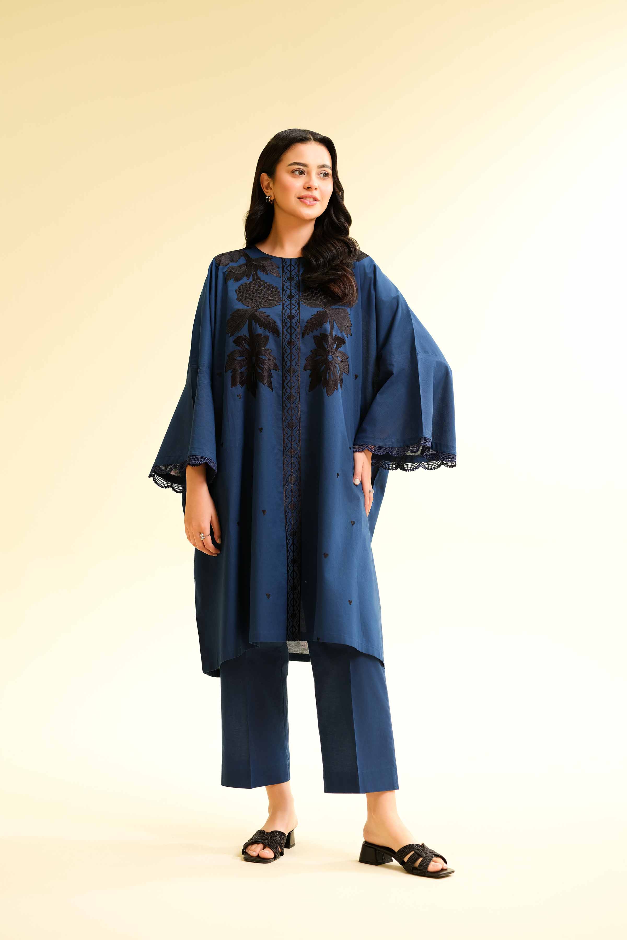 2 Piece - Dyed Embroidered Suit - 42501145 for Women - Unstitched Collection | Nishat | Shop Online