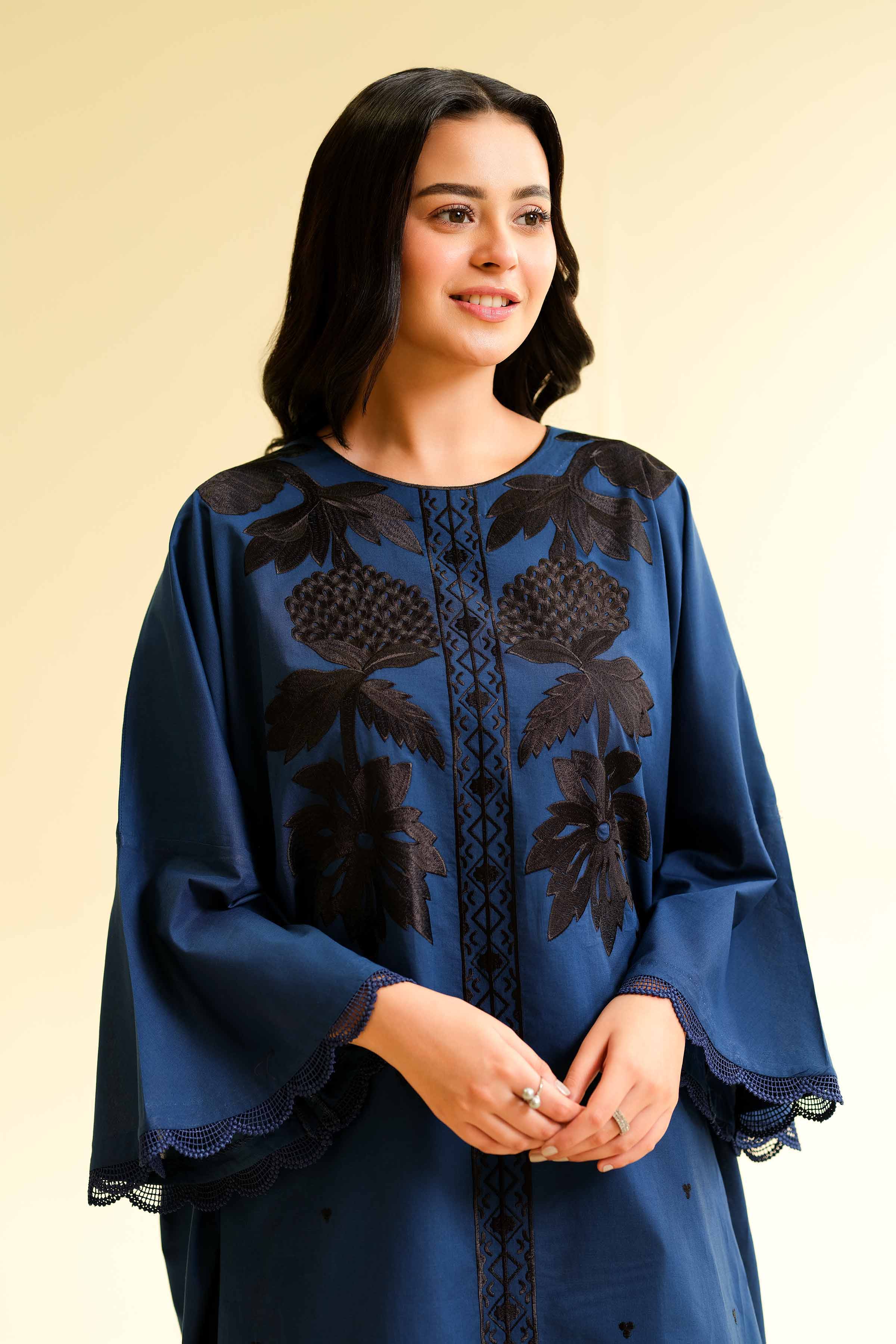 2 Piece - Dyed Embroidered Suit - 42501145 for Women - Unstitched Collection | Nishat | Shop Online