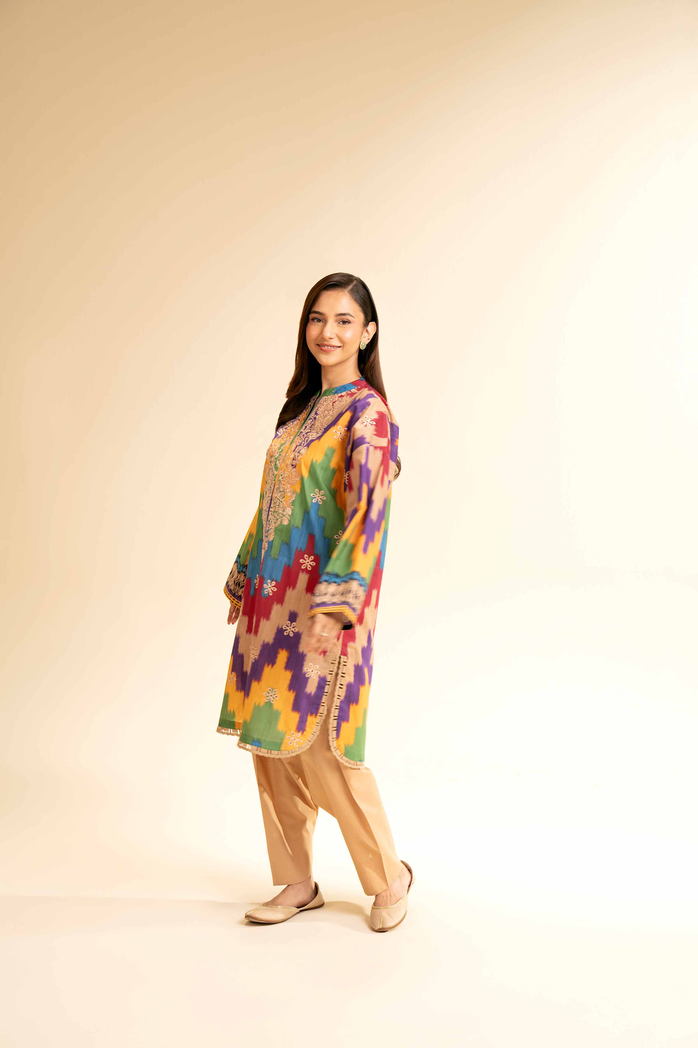 2 Piece - Digital Printed Embroidered Suit - 42501148 for Women - Unstitched Collection | Nishat | Shop Online