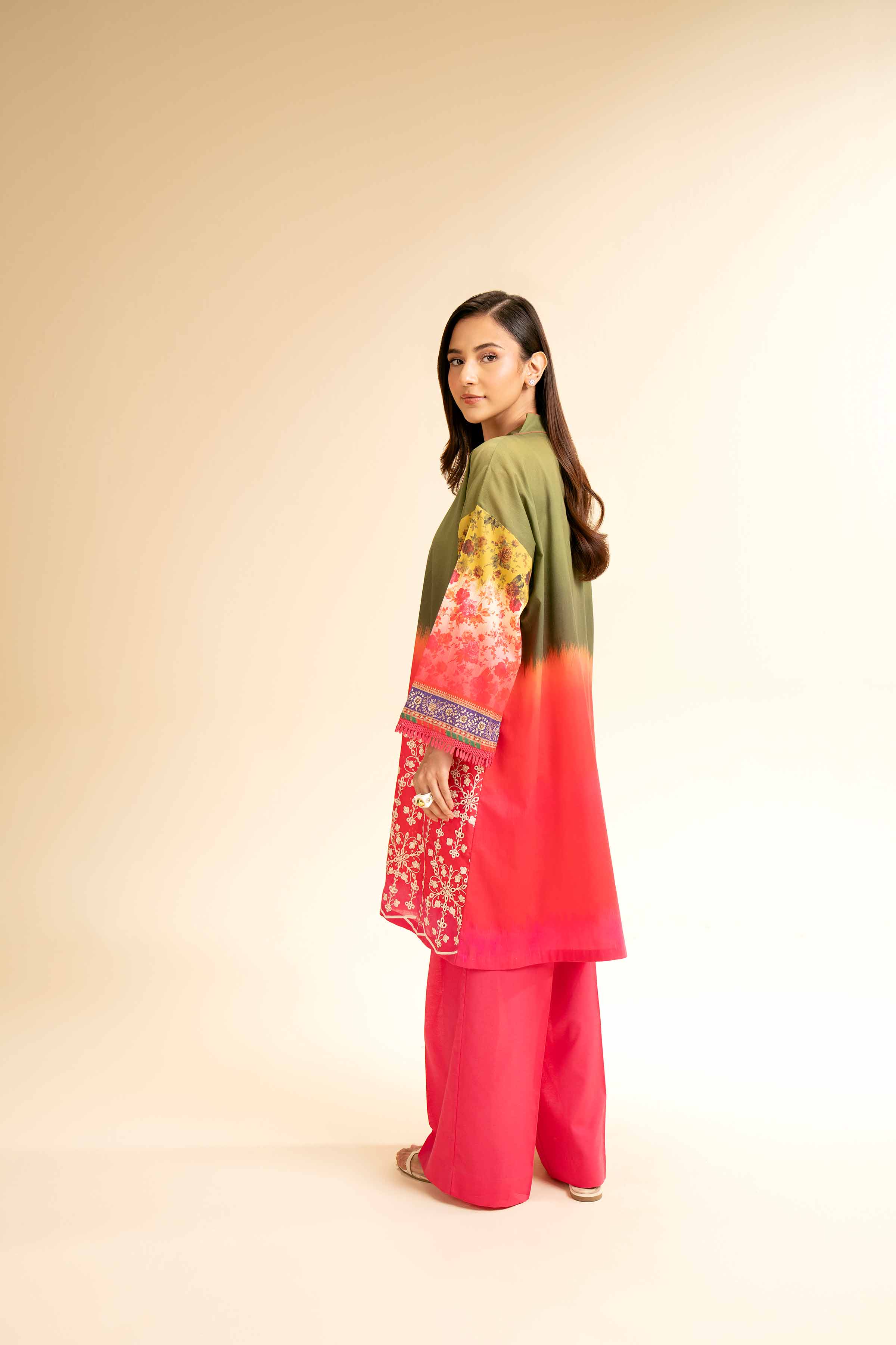 2 Piece - Digital Printed Embroidered Suit - 42501150 for Women - Unstitched Collection | Nishat | Shop Online
