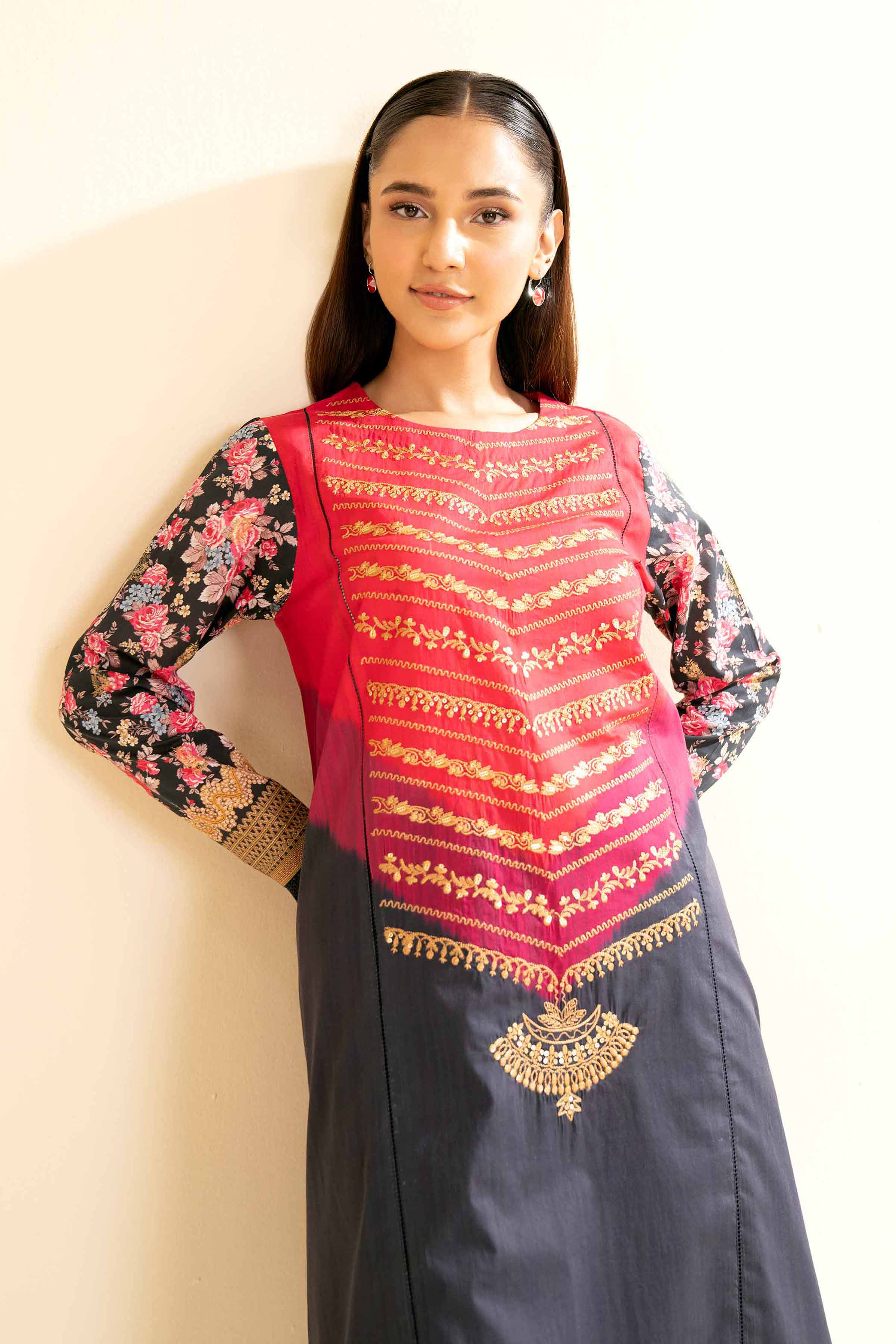 2 Piece - Digital Printed Embroidered Suit - 42501151 for Women - Unstitched Collection | Nishat | Shop Online