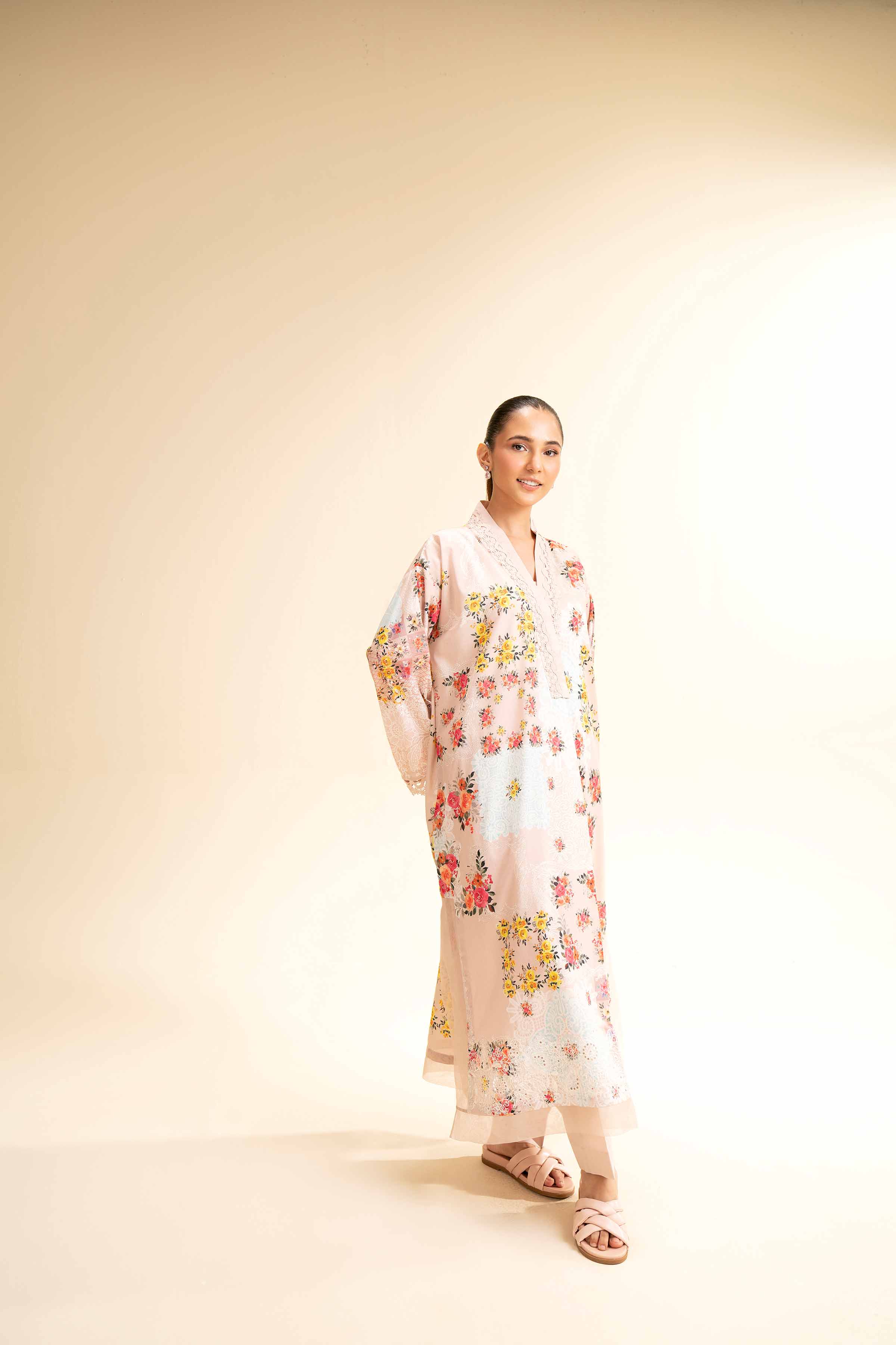 2 Piece - Digital Printed Embroidered Suit - 42501154 for Women - Unstitched Collection | Nishat | Shop Online