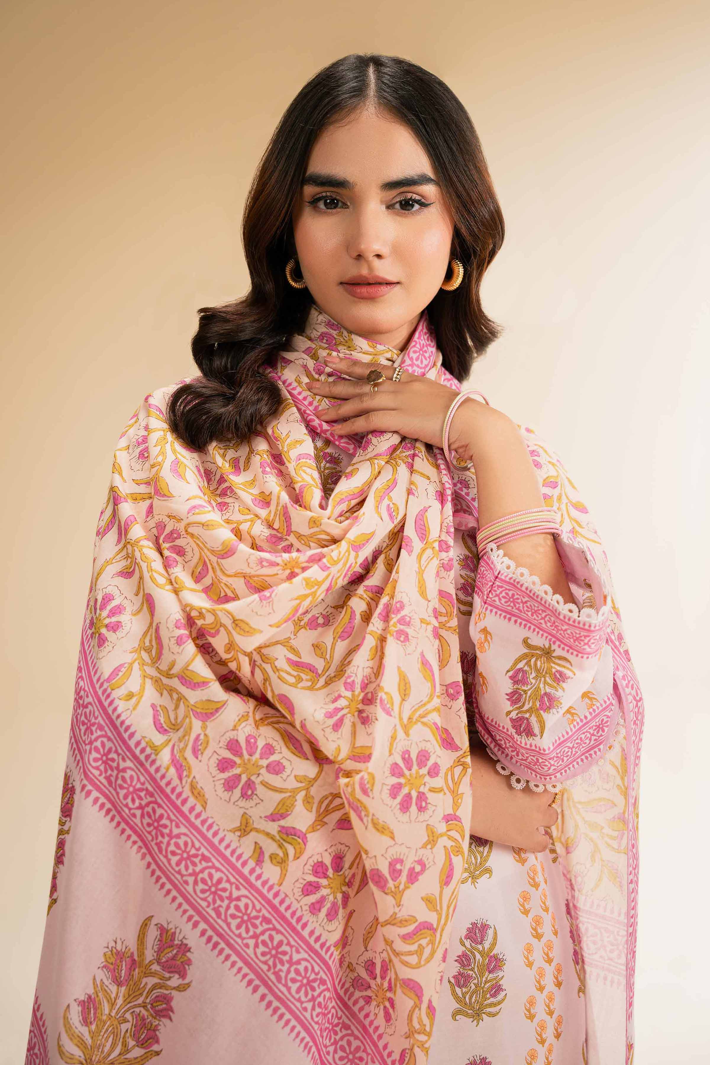 2 Piece - Printed Embroidered Suit - 42501157 for Women - Unstitched Collection | Nishat | Shop Online