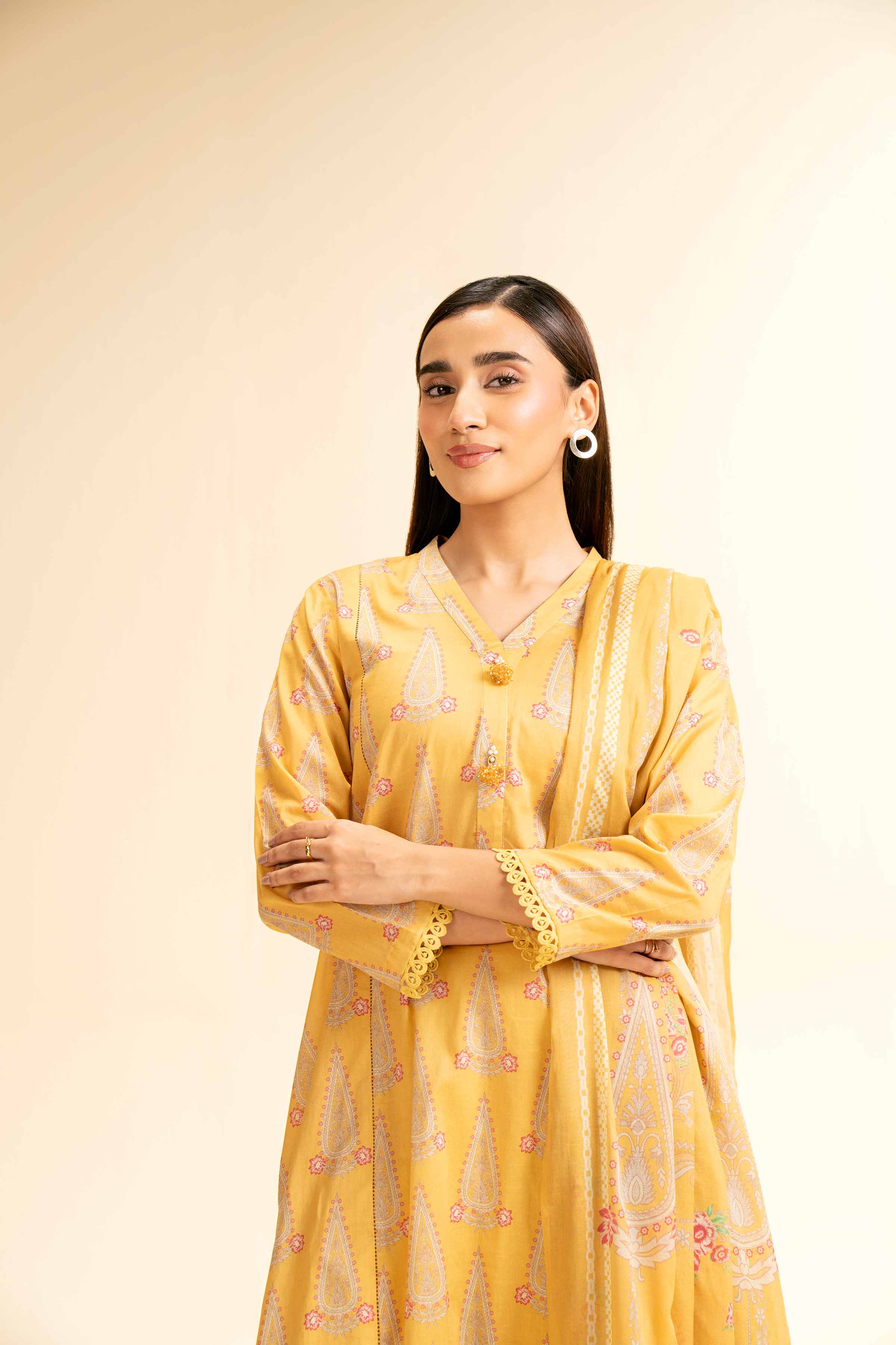 2 Piece - Printed Suit - 42501172 for Women - Unstitched Collection | Nishat | Shop Online