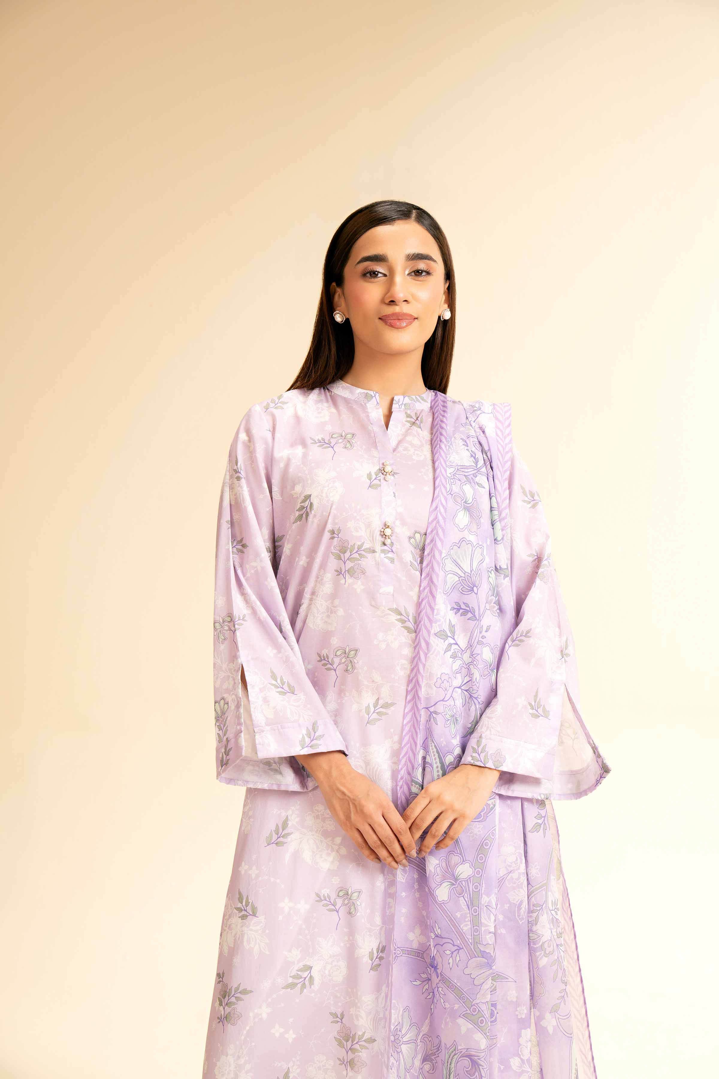 2 Piece - Printed Suit - 42501173 for Women - Unstitched Collection | Nishat | Shop Online
